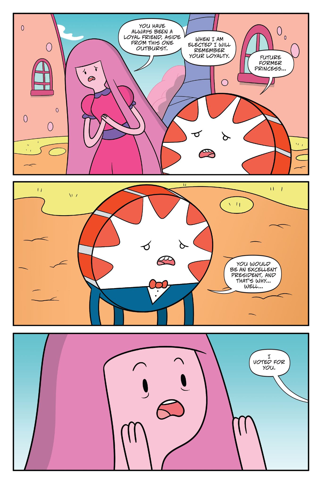 Read online Adventure Time: President Bubblegum comic -  Issue # TPB - 55