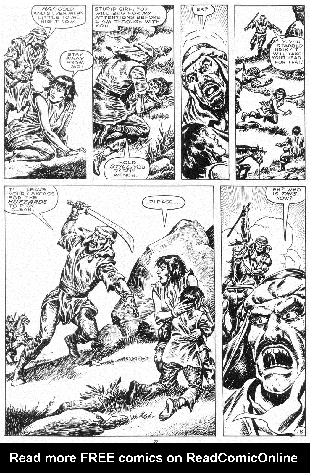 Read online The Savage Sword Of Conan comic -  Issue #152 - 24