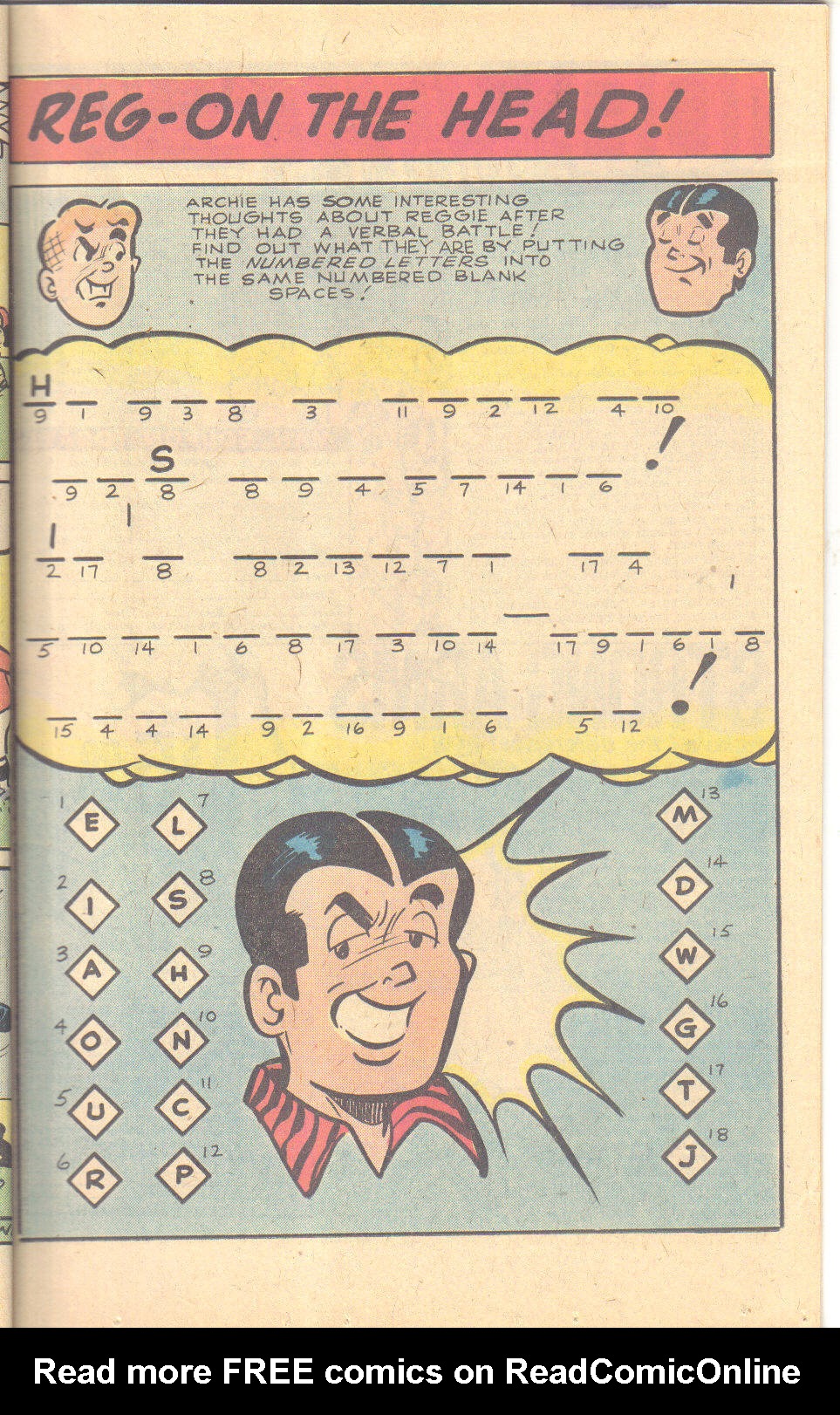 Read online Reggie and Me (1966) comic -  Issue #116 - 11
