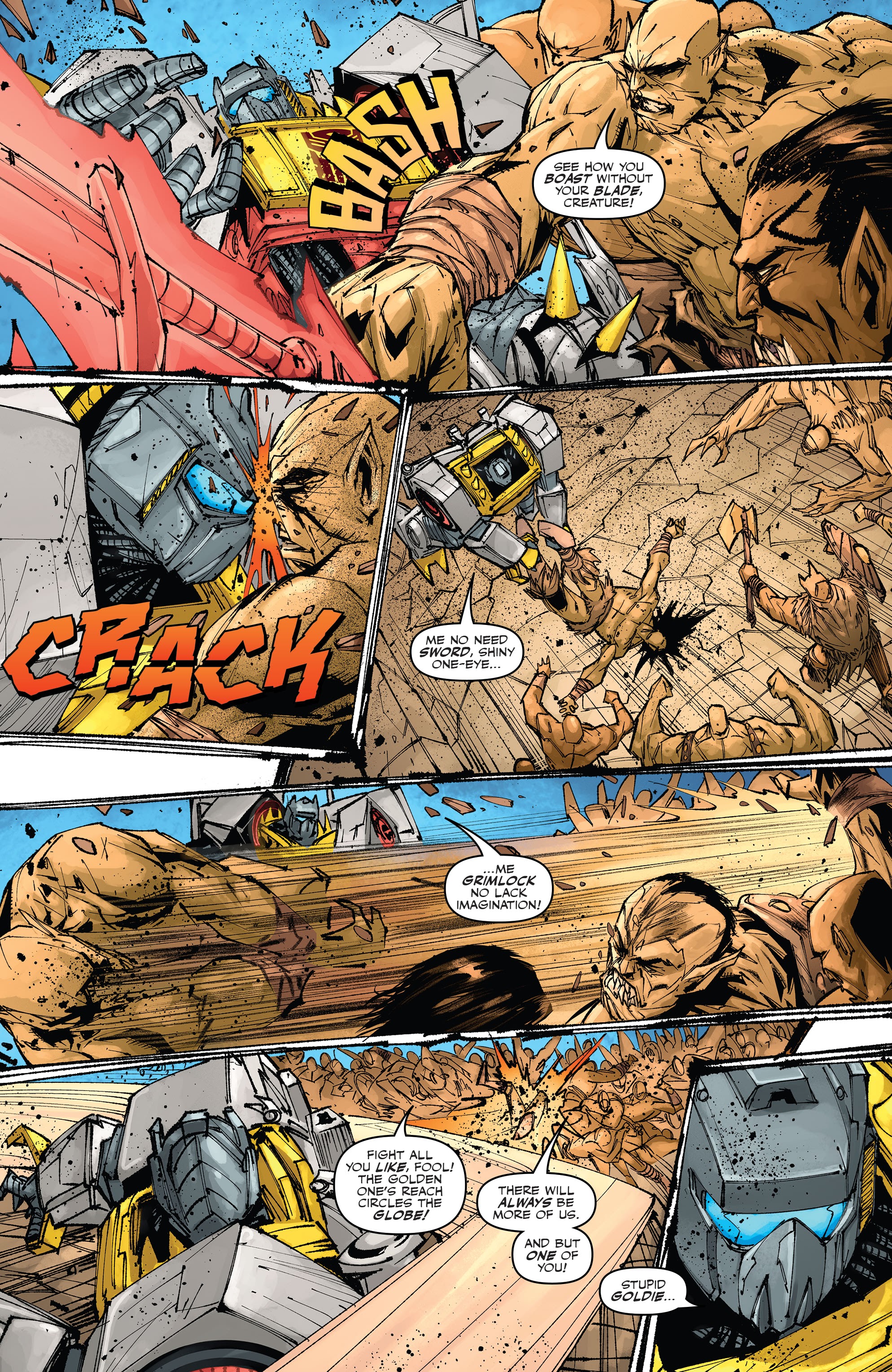 Read online Transformers: King Grimlock comic -  Issue #4 - 13