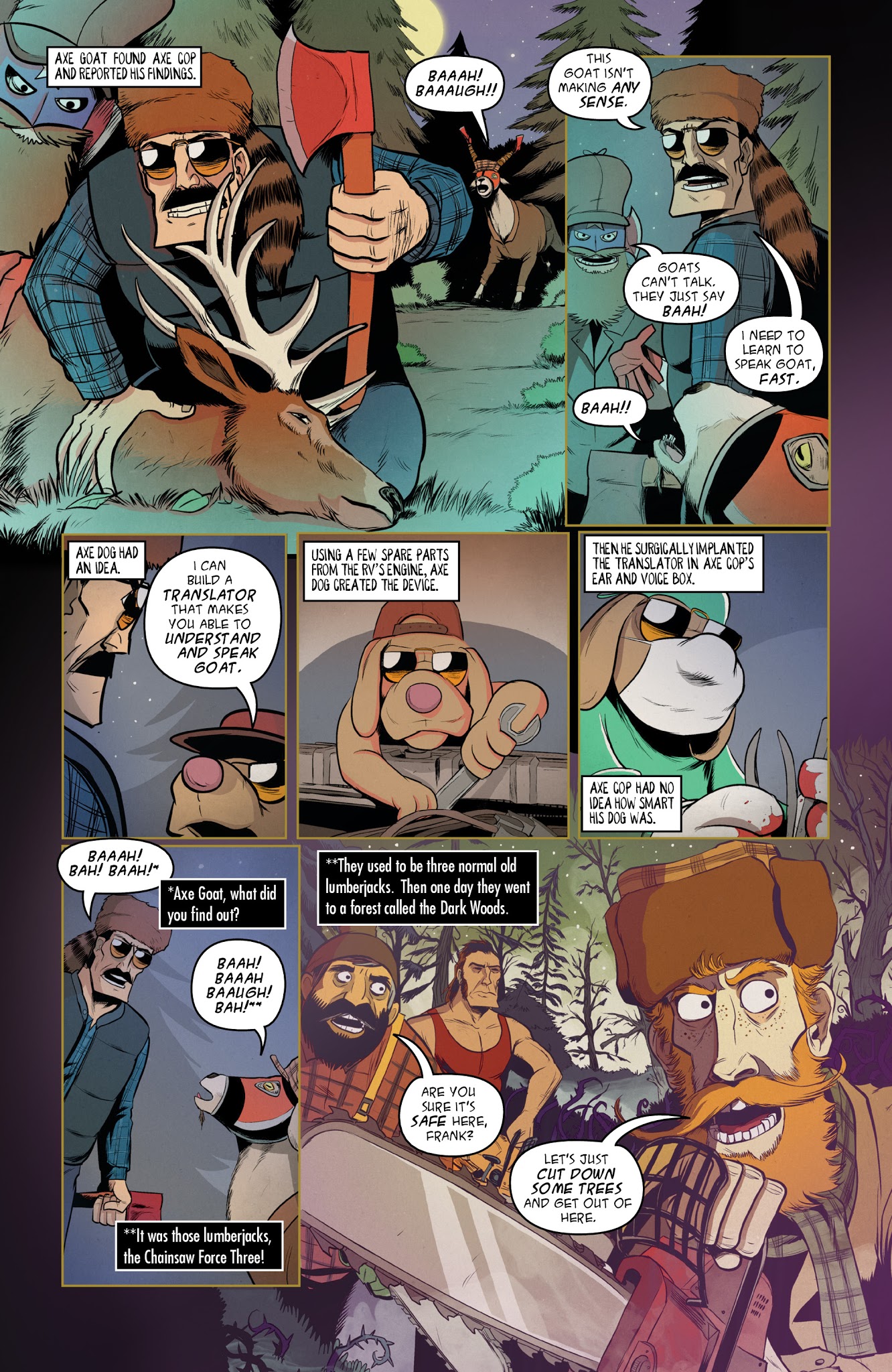 Read online Axe Cop comic -  Issue # TPB 6 - 37