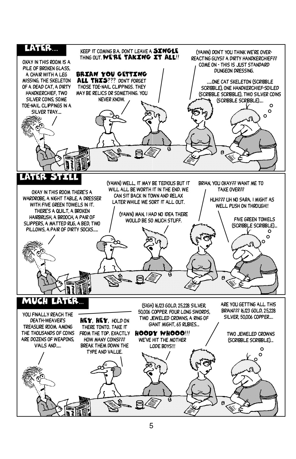 Read online Knights of the Dinner Table comic -  Issue #7 - 7