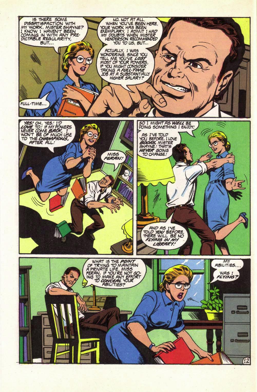 Read online Champions (1987) comic -  Issue #6 - 14