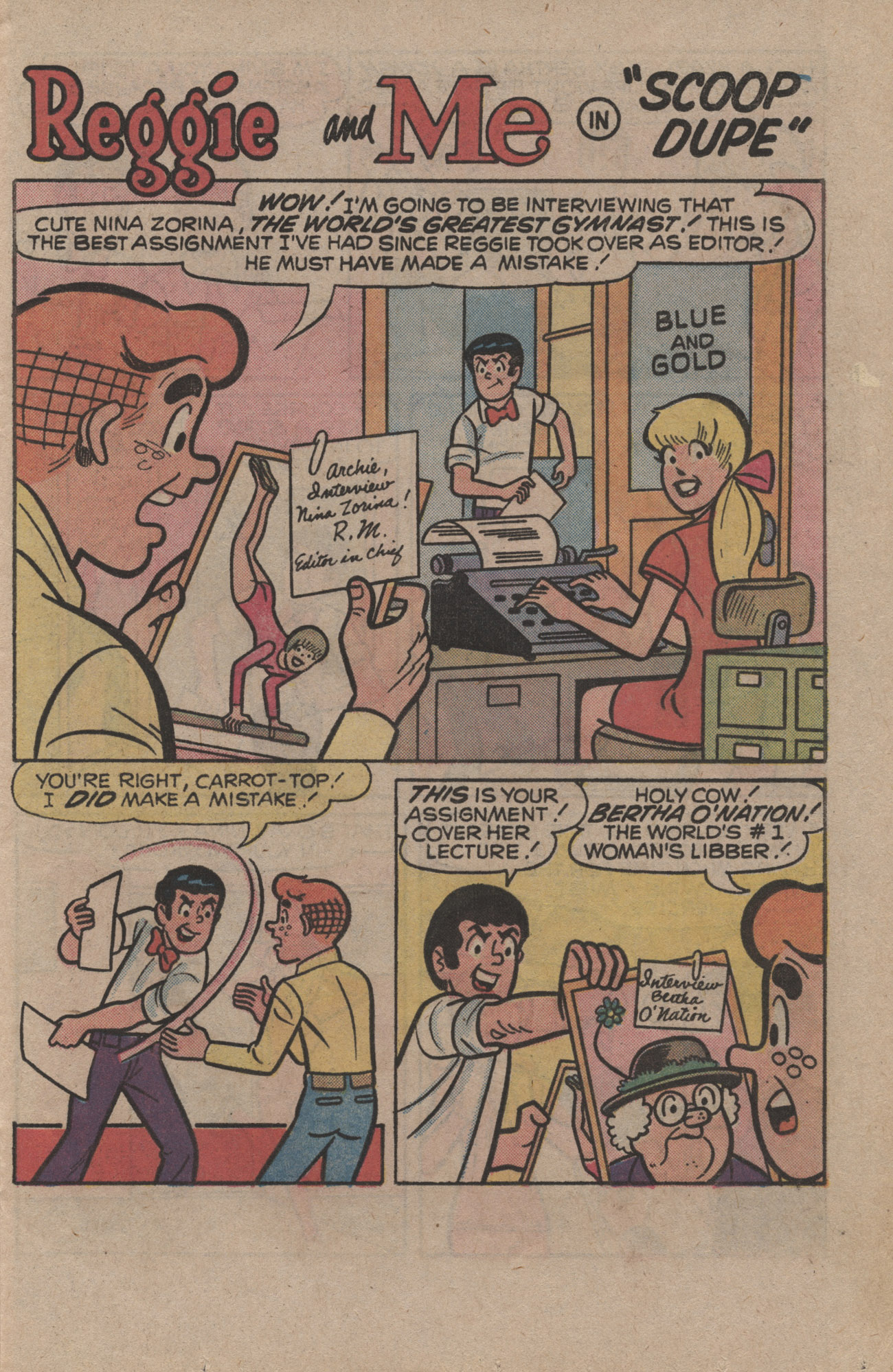 Read online Reggie and Me (1966) comic -  Issue #85 - 13