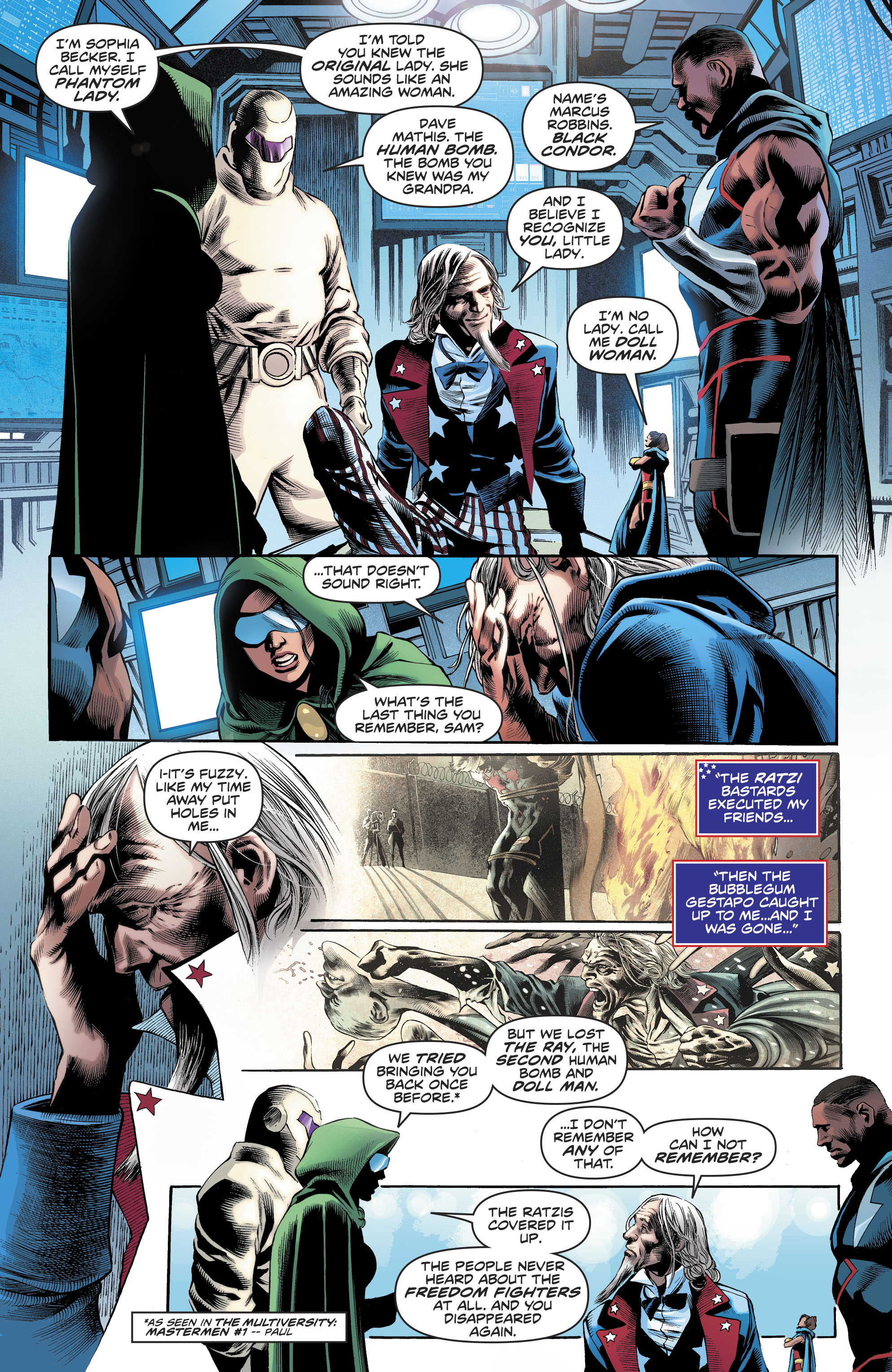 Read online Freedom Fighters (2019) comic -  Issue #6 - 7