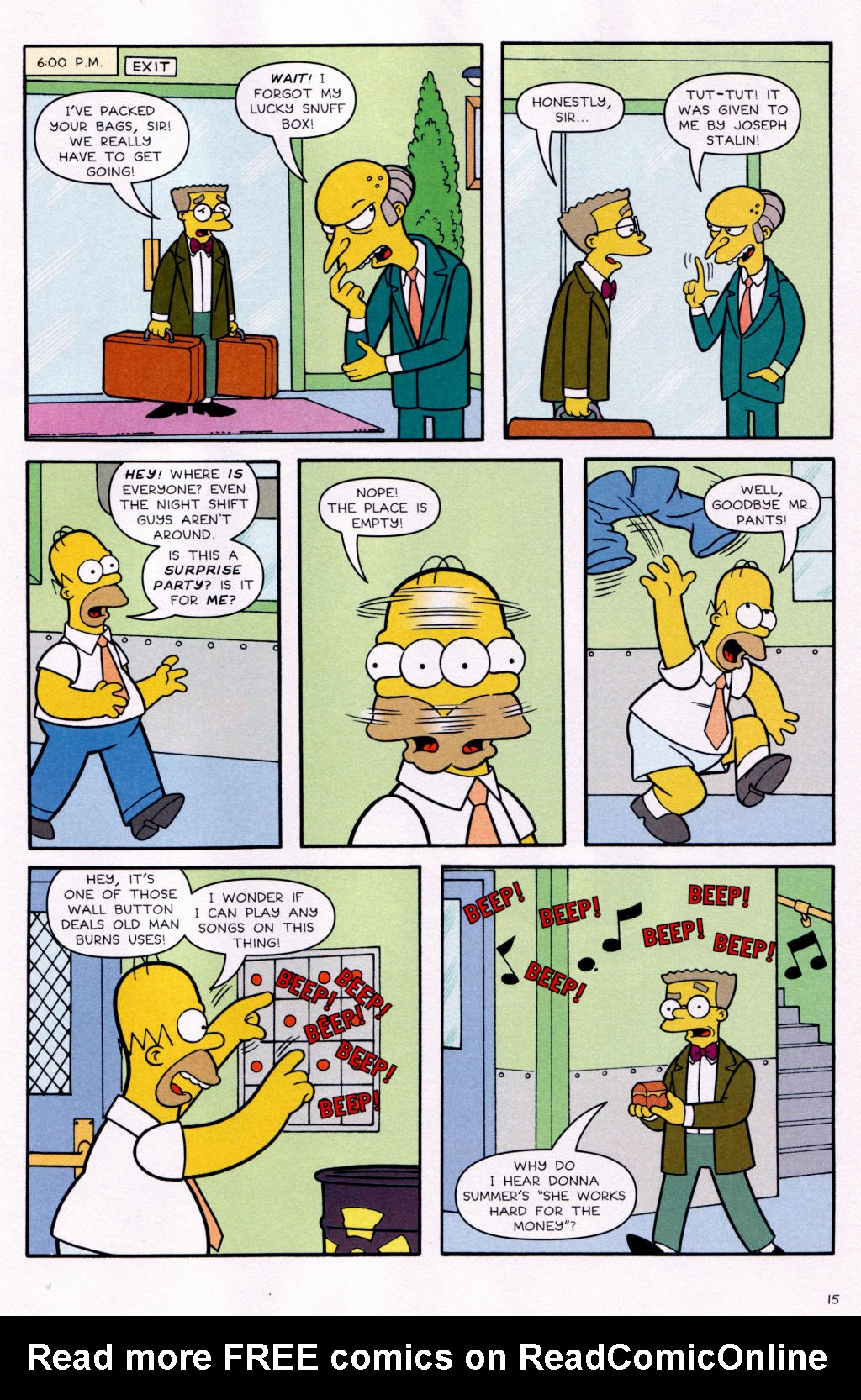 Read online Simpsons Comics comic -  Issue #128 - 14