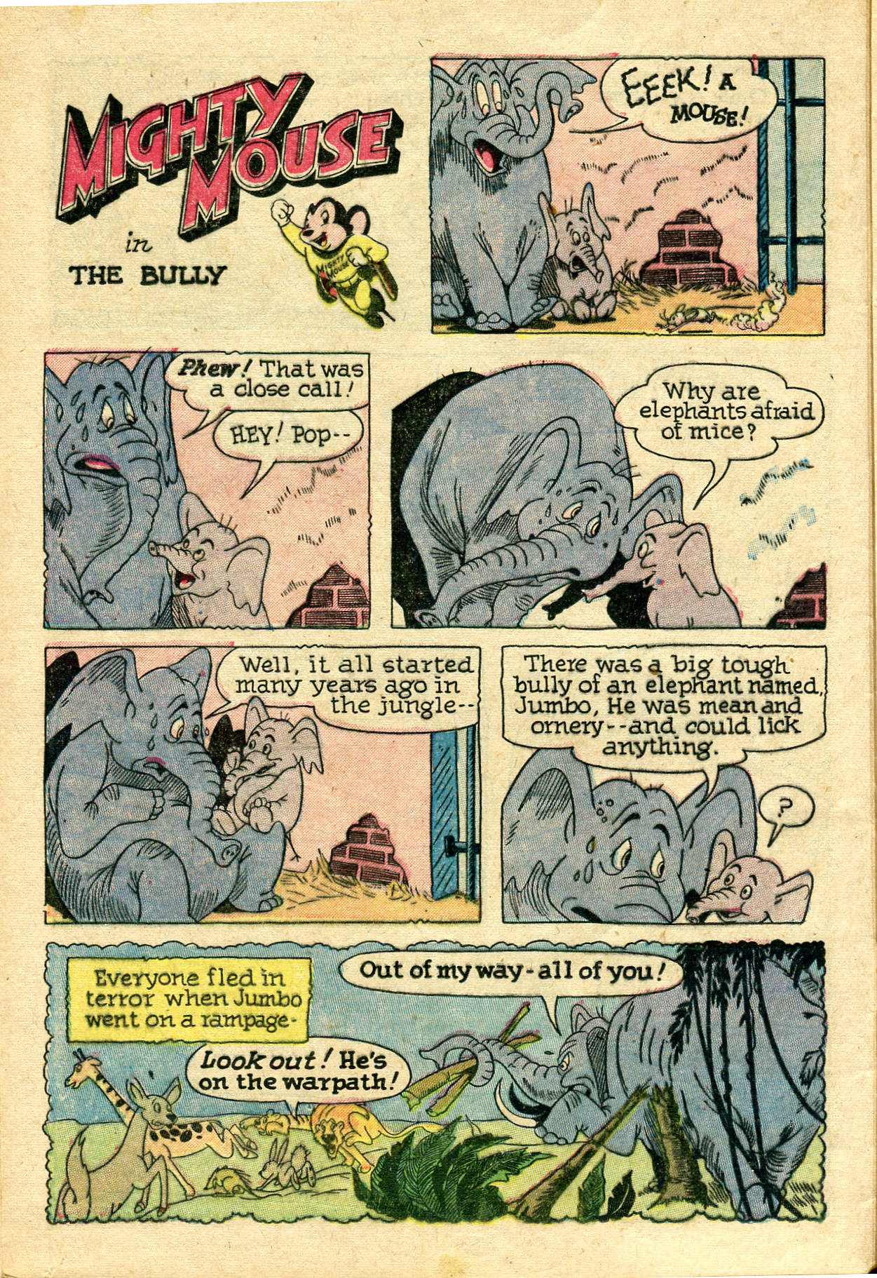 Read online Paul Terry's Mighty Mouse Comics comic -  Issue #69 - 12