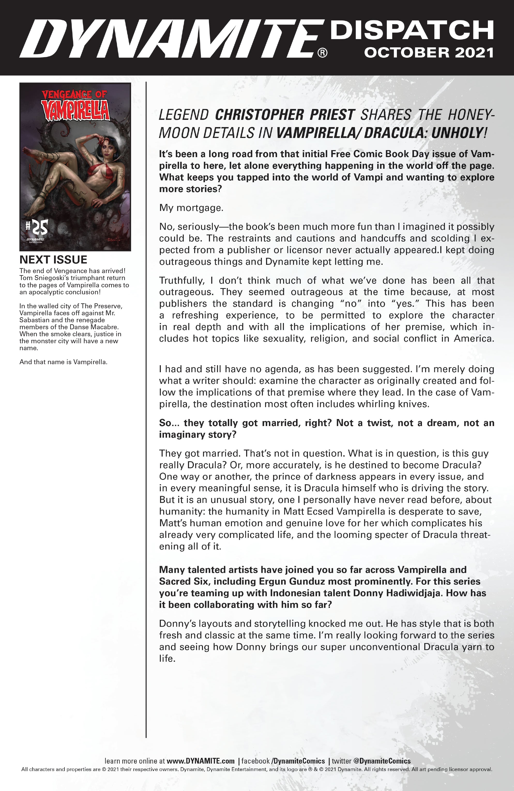Read online Vengeance of Vampirella (2019) comic -  Issue #24 - 28