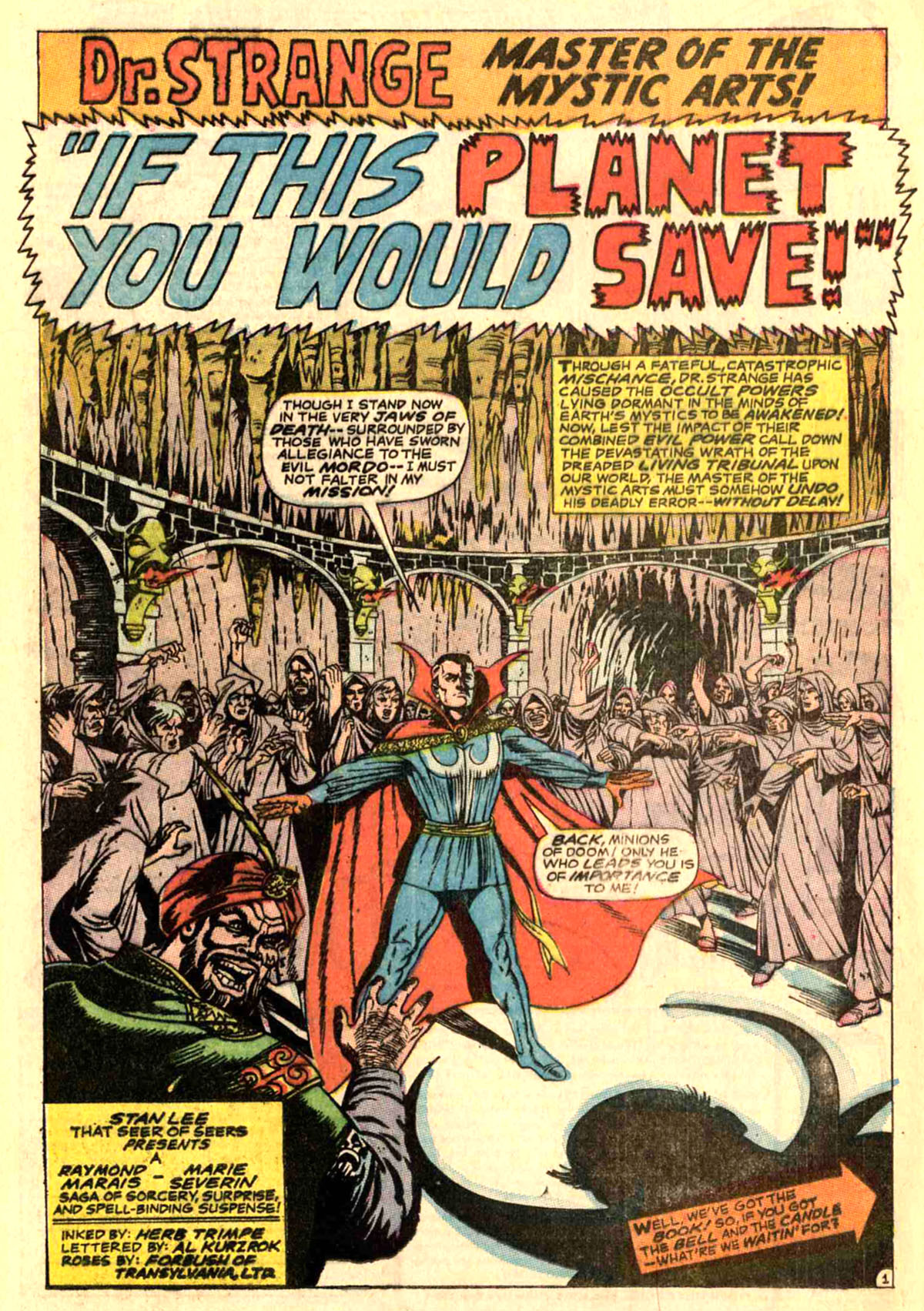 Read online Marvel Masterworks: Doctor Strange comic -  Issue # TPB 2 - 185