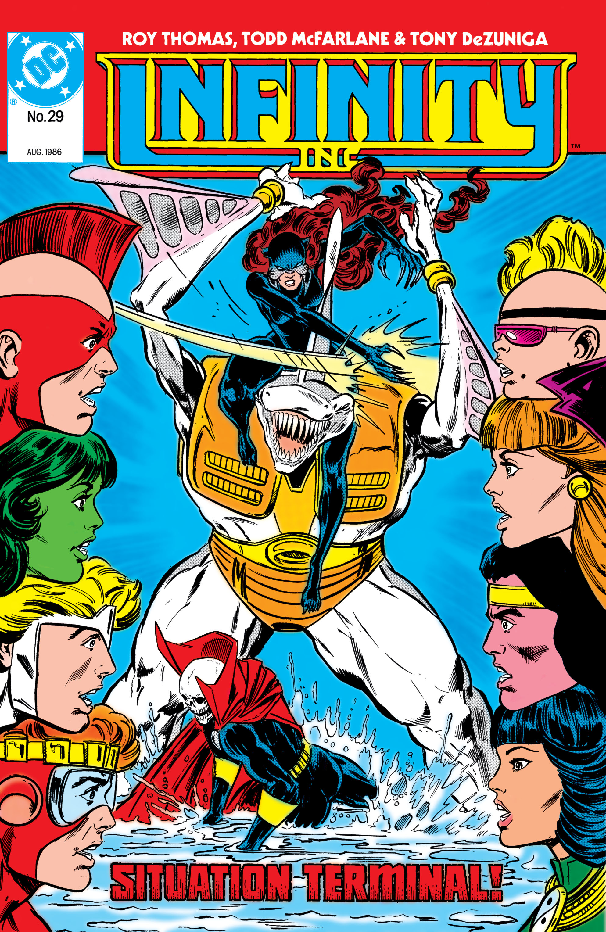 Read online Infinity Inc. (1984) comic -  Issue #29 - 1