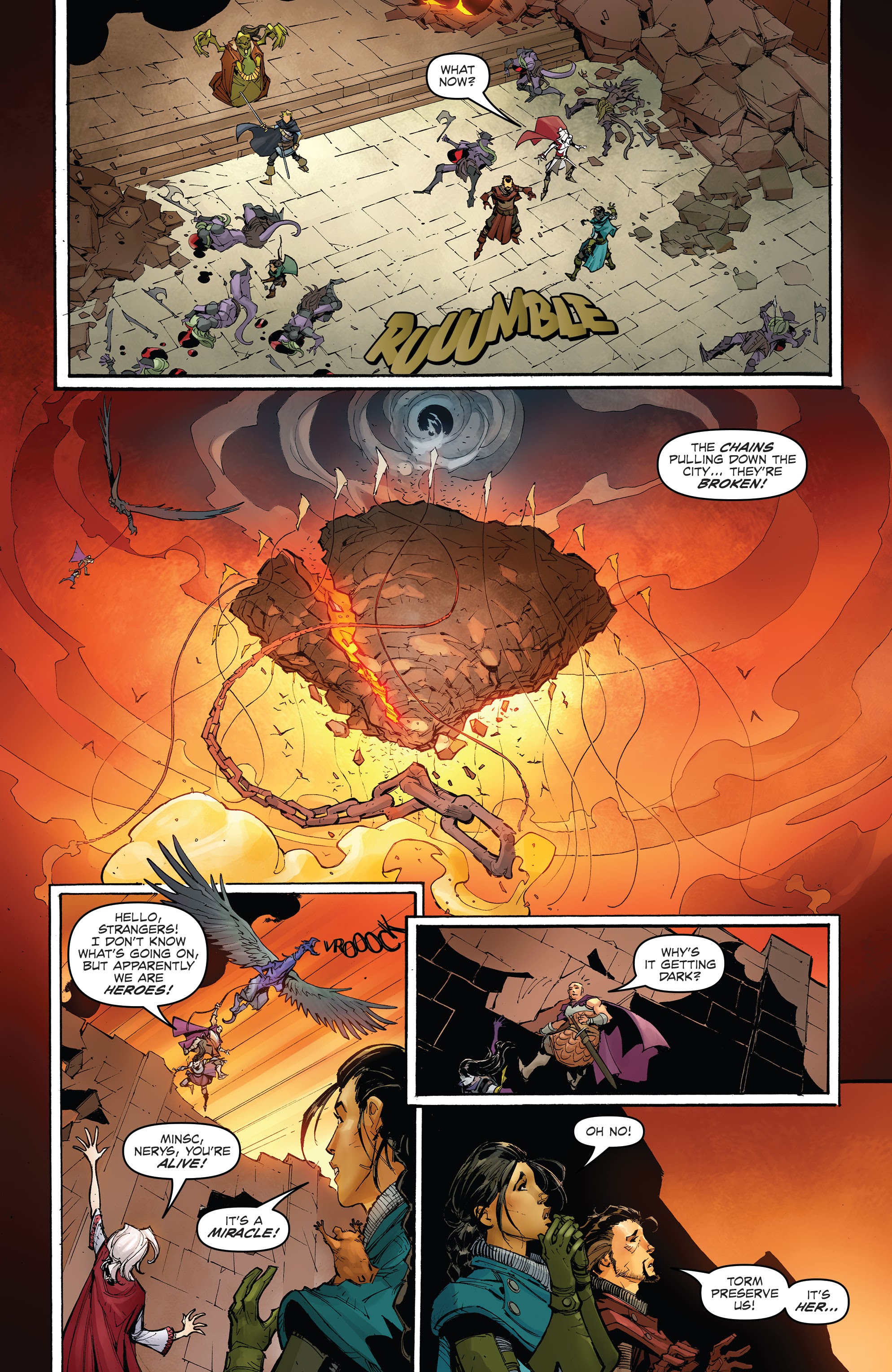 Read online Dungeons & Dragons: Infernal Tides comic -  Issue #5 - 12