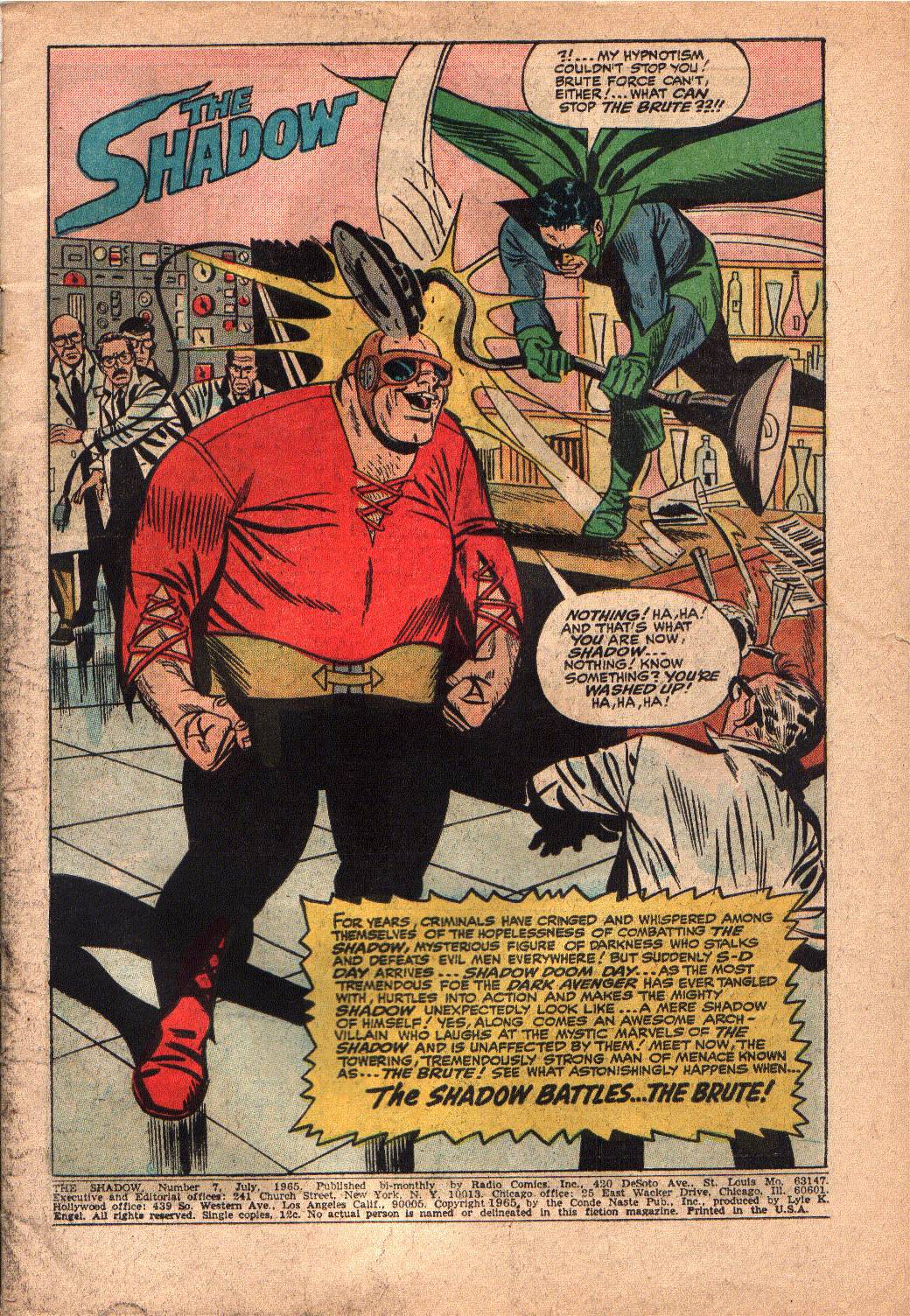 Read online The Shadow (1964) comic -  Issue #7 - 3