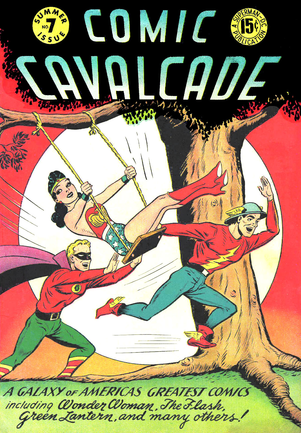 Read online Comic Cavalcade comic -  Issue #7 - 1