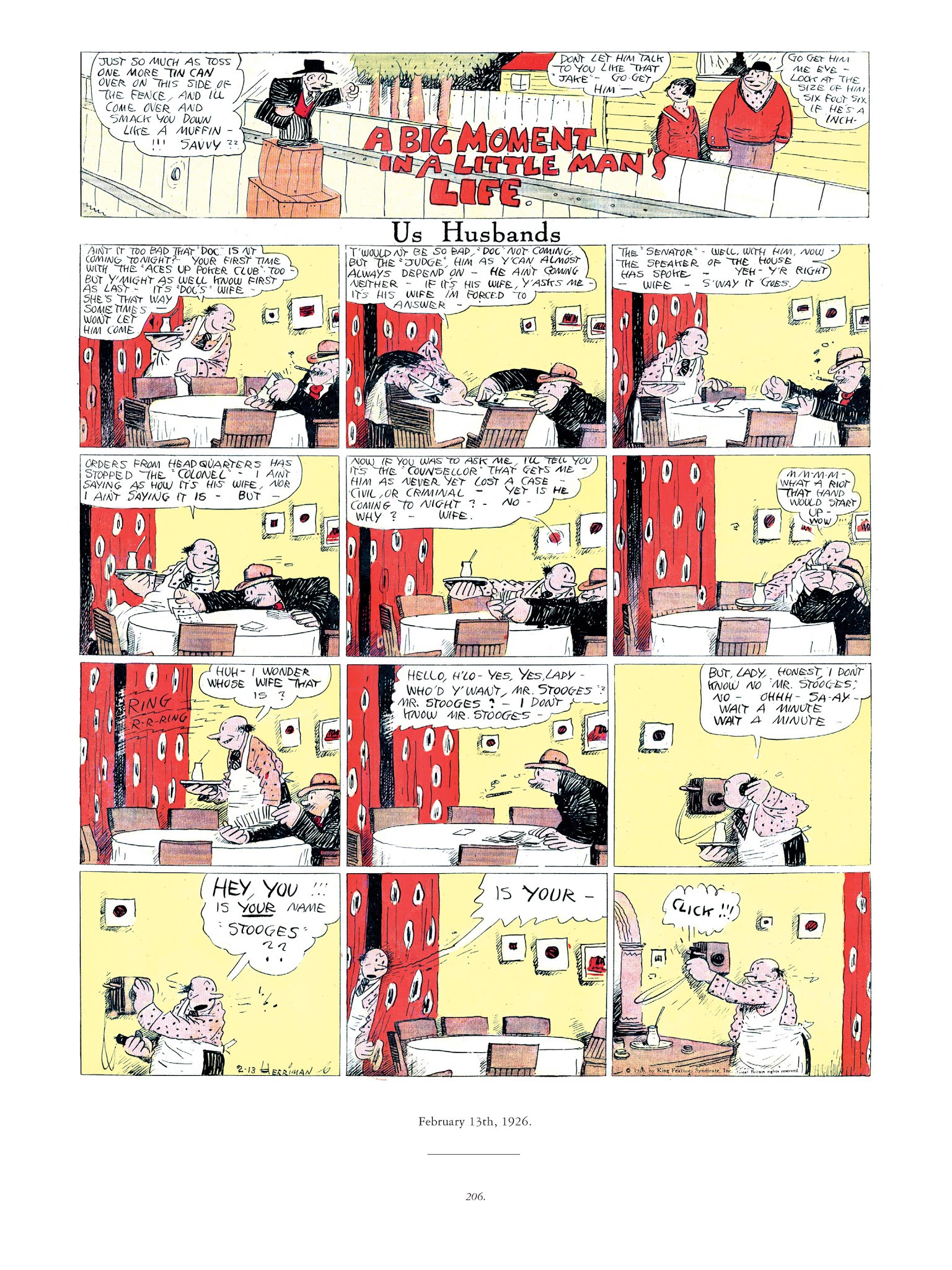 Read online Krazy & Ignatz comic -  Issue # TPB 3 - 206