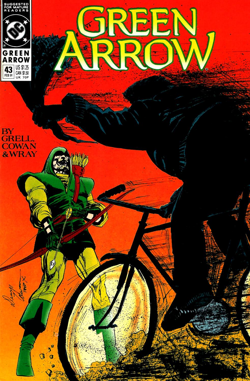 Read online Green Arrow (1988) comic -  Issue #43 - 1