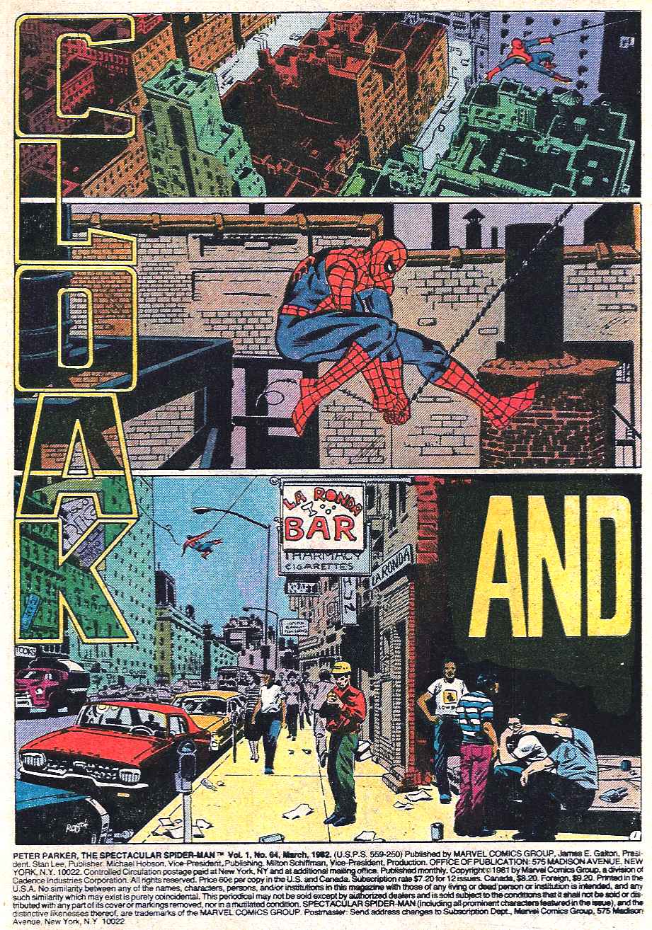 Read online The Spectacular Spider-Man (1976) comic -  Issue #64 - 2