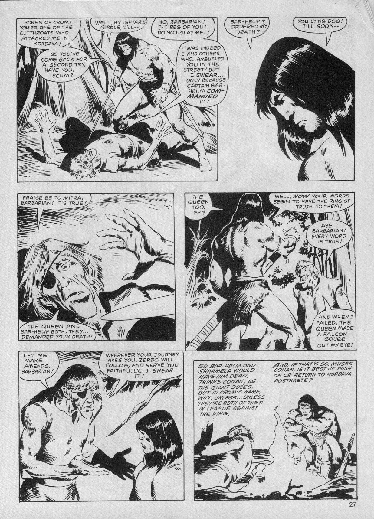 Read online The Savage Sword Of Conan comic -  Issue #61 - 27