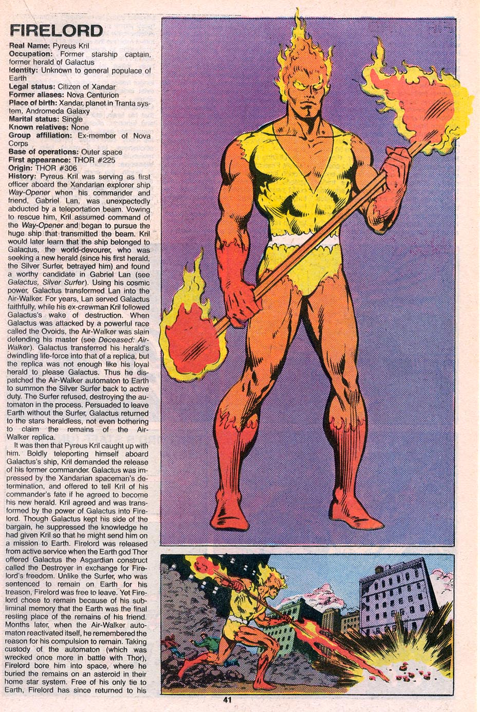 Read online The Official Handbook of the Marvel Universe Deluxe Edition comic -  Issue #4 - 43