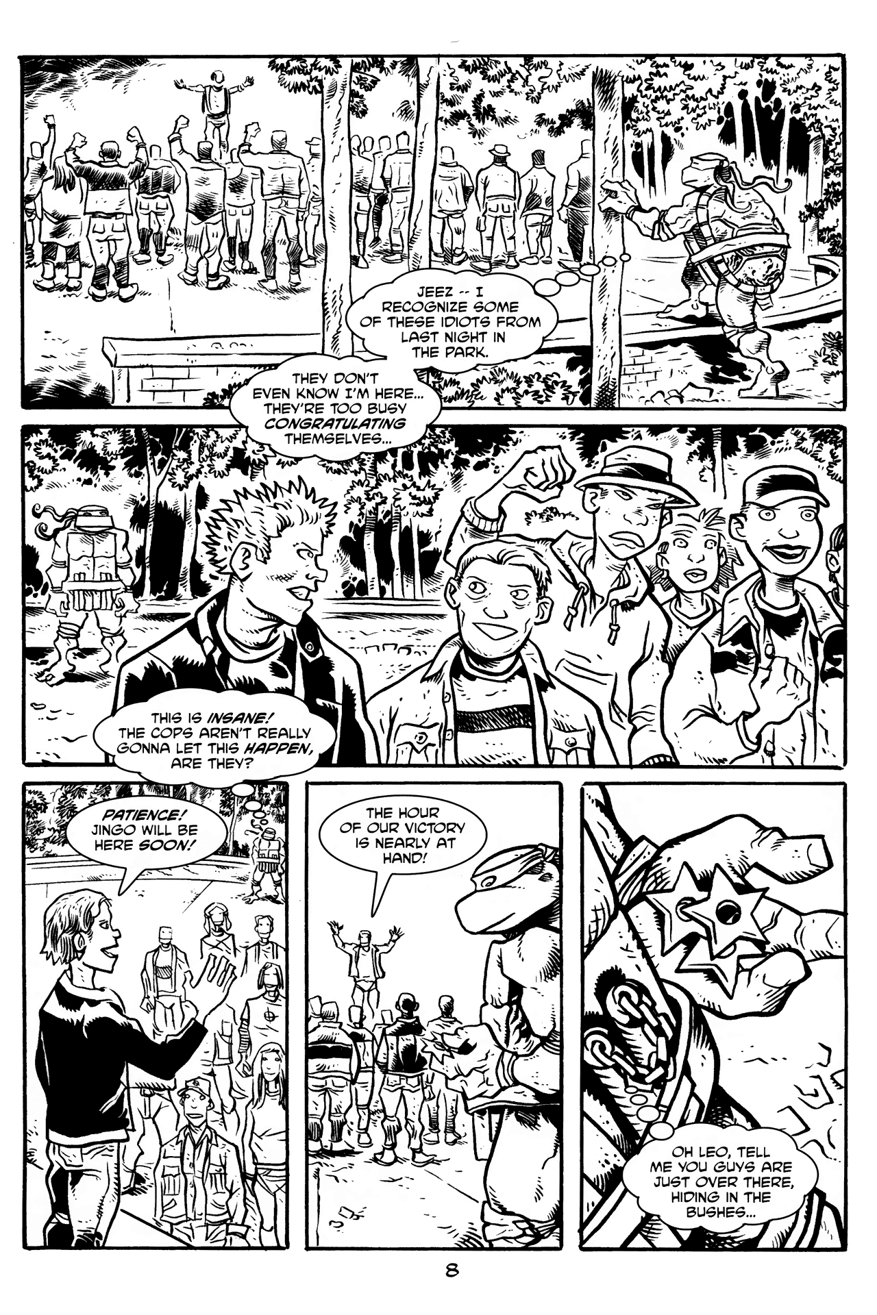 Read online Michelangelo The Third Kind comic -  Issue #4 - 10