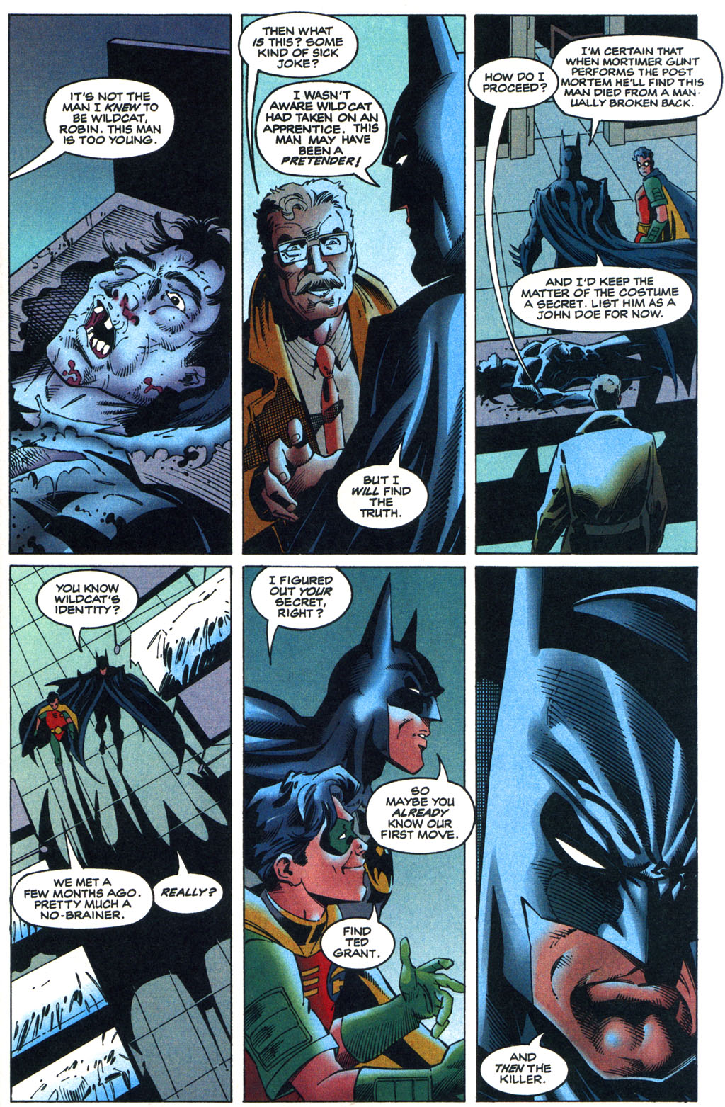 Read online Batman/Wildcat comic -  Issue #1 - 9