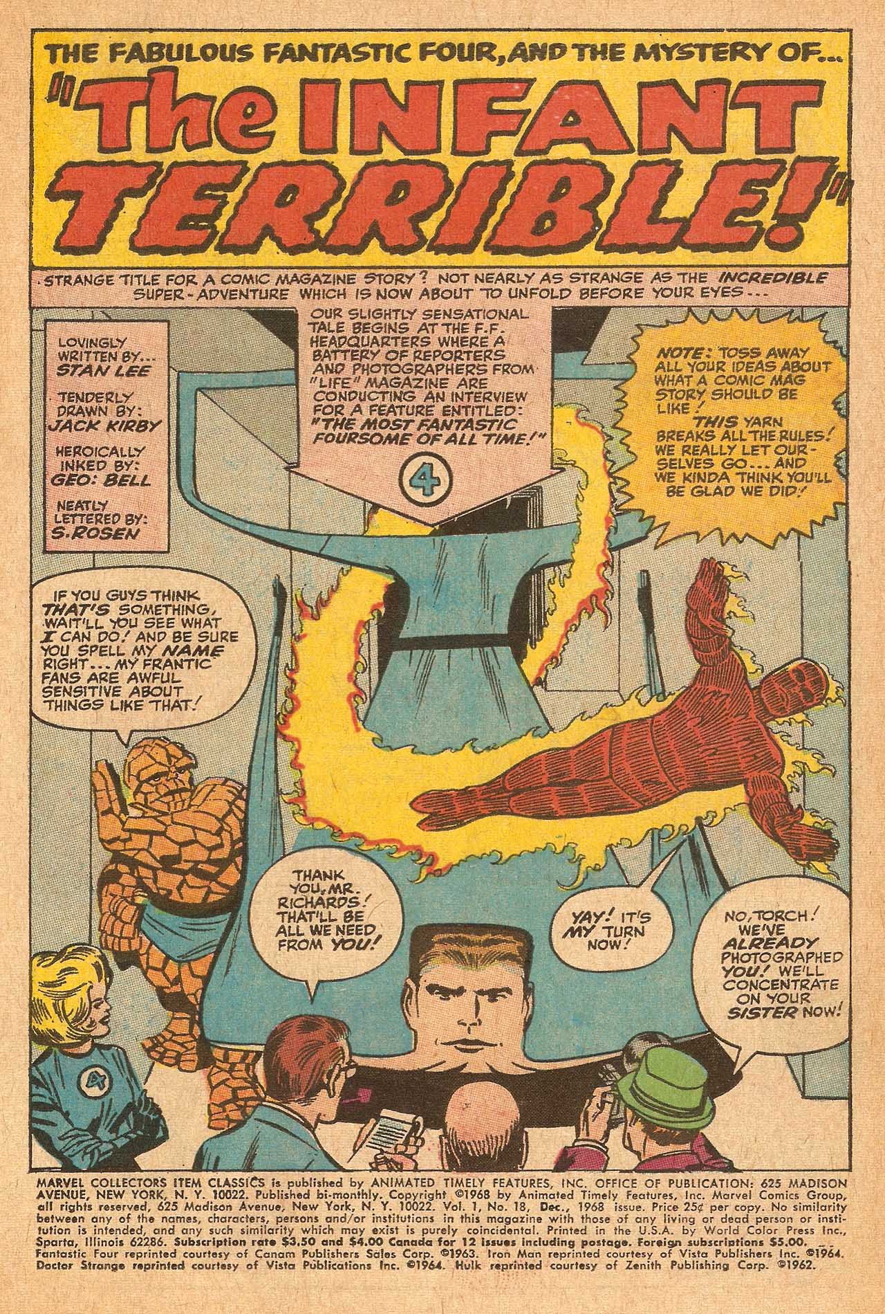 Read online Marvel Collectors' Item Classics comic -  Issue #18 - 3