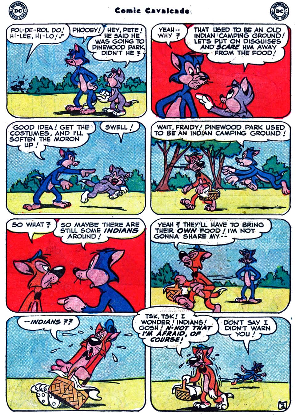 Read online Comic Cavalcade comic -  Issue #51 - 12