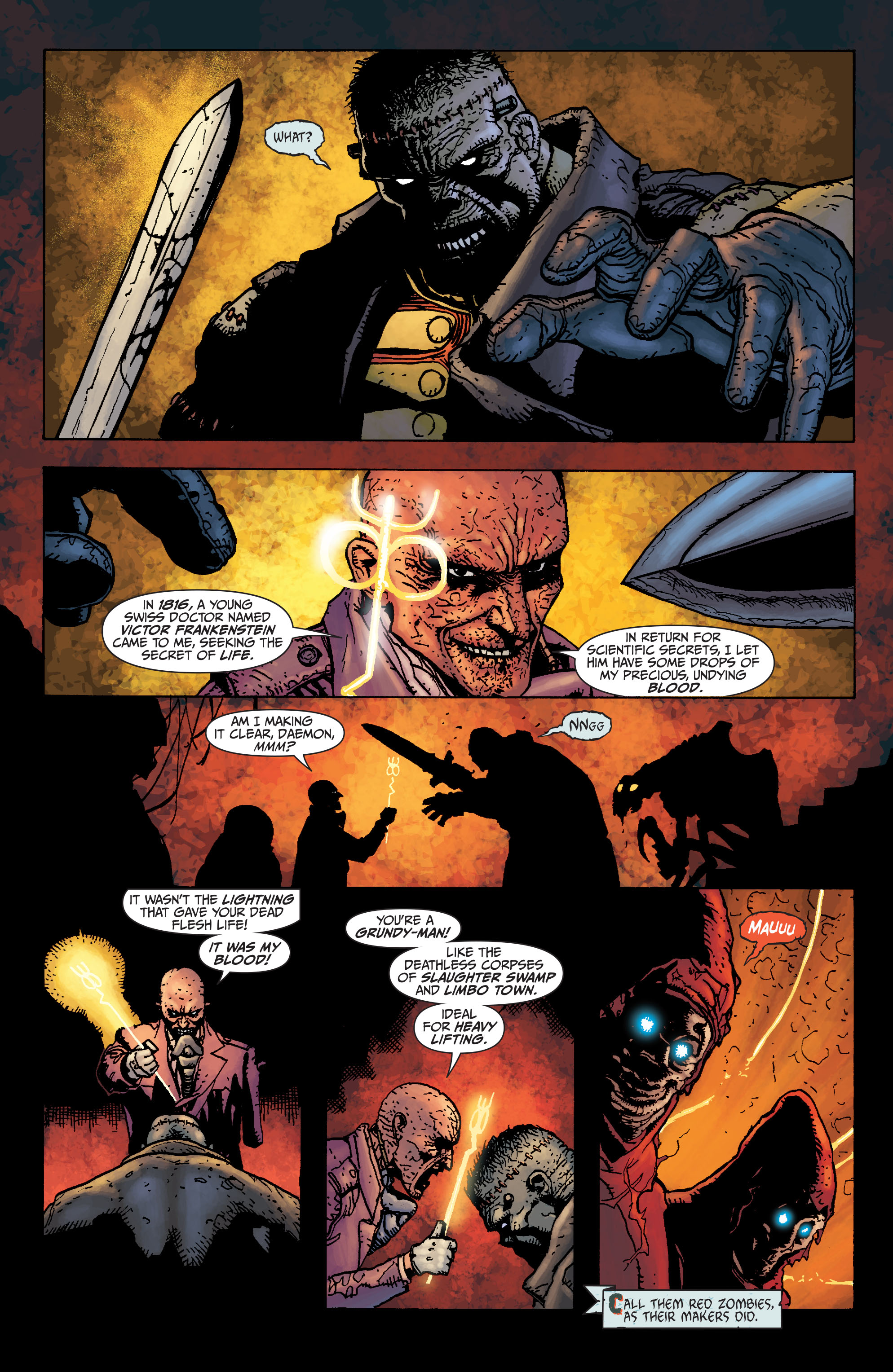 Read online Seven Soldiers: Frankenstein comic -  Issue #2 - 16