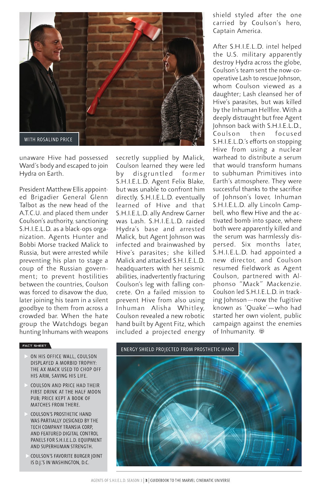 Guidebook to the Marvel Cinematic Universe - Marvel's Agents of S.H.I.E.L.D. Season Three issue Full - Page 5
