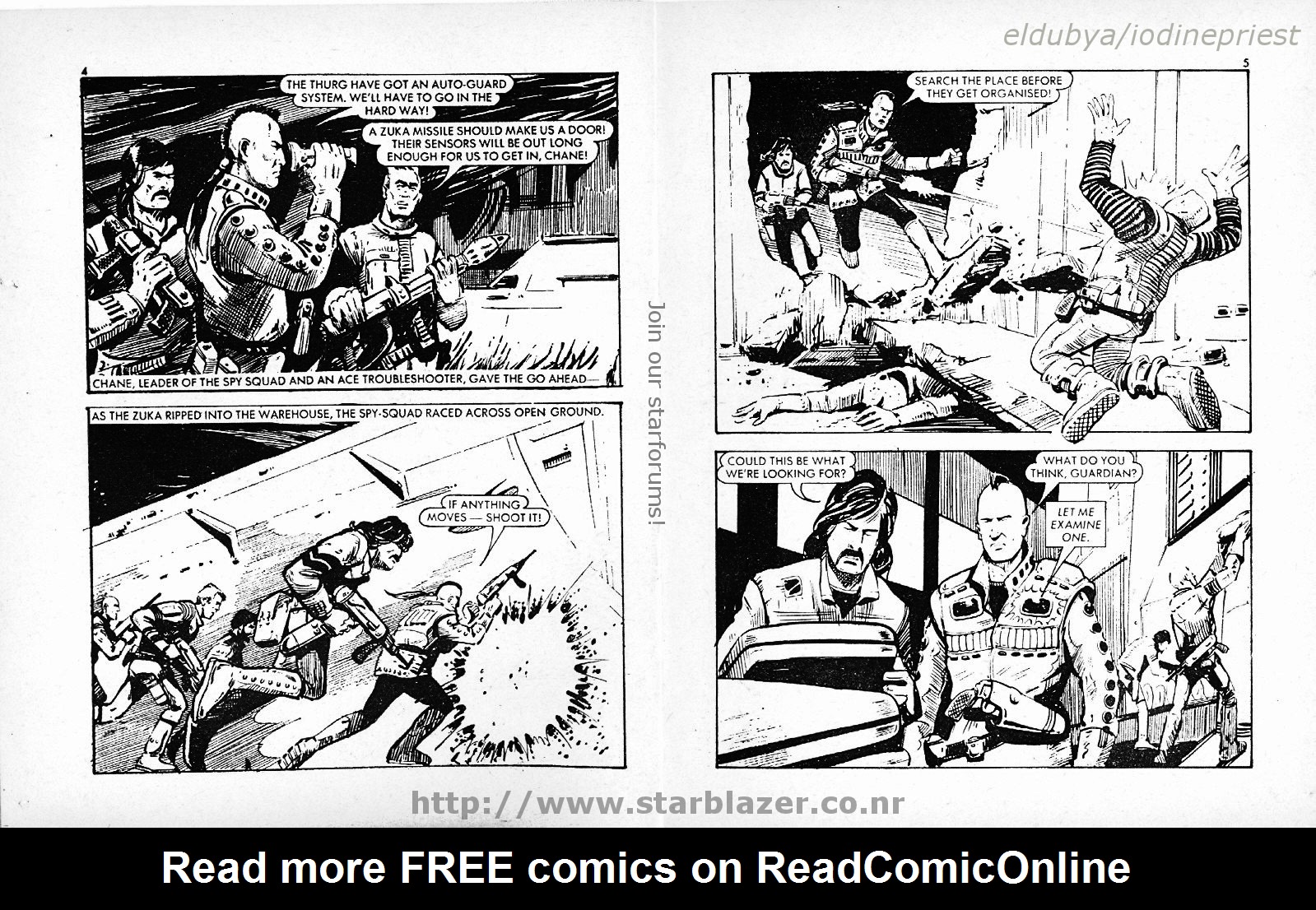 Read online Starblazer comic -  Issue #136 - 4