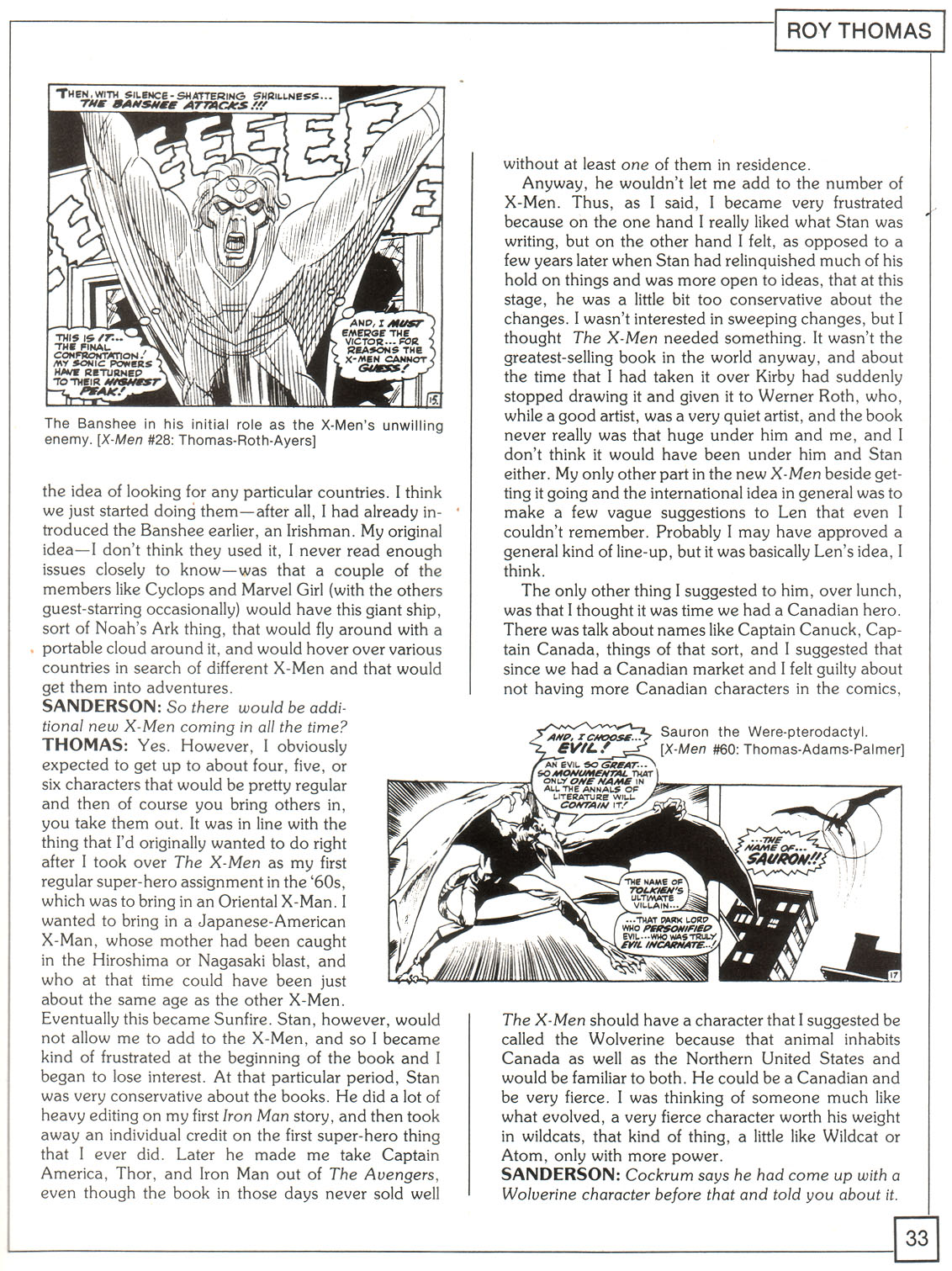 Read online The X-Men Companion comic -  Issue #1 - 33