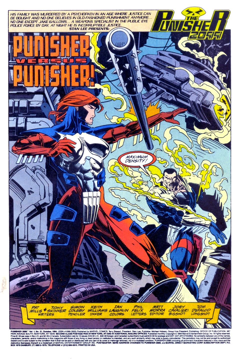 Read online Punisher 2099 comic -  Issue #21 - 2