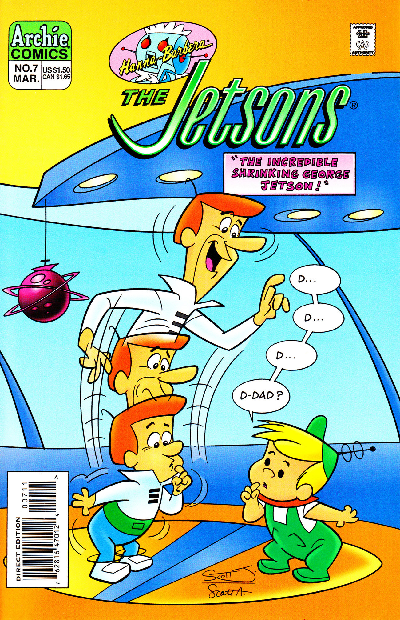 Read online The Jetsons comic -  Issue #7 - 1