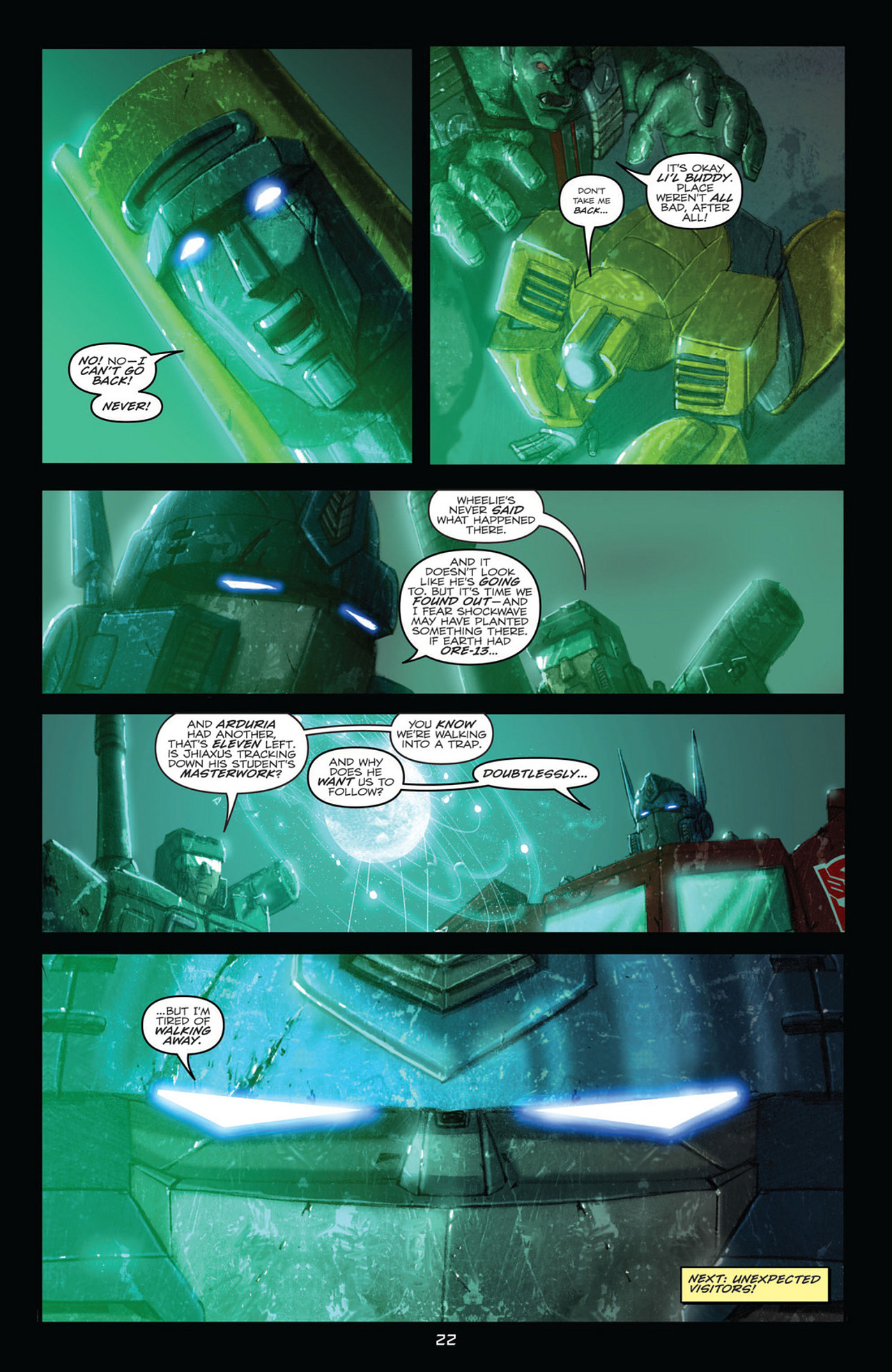 Read online Transformers: Robots In Disguise (2012) comic -  Issue #6 - 22