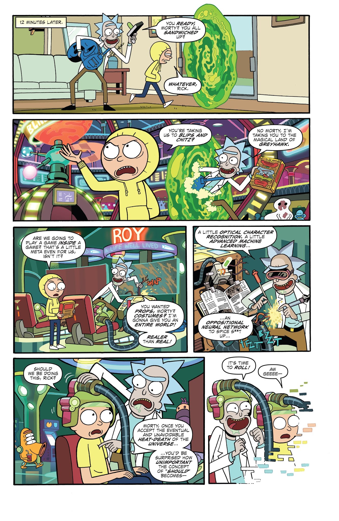 Read online Rick and Morty vs Dungeons & Dragons comic -  Issue #1 - 17