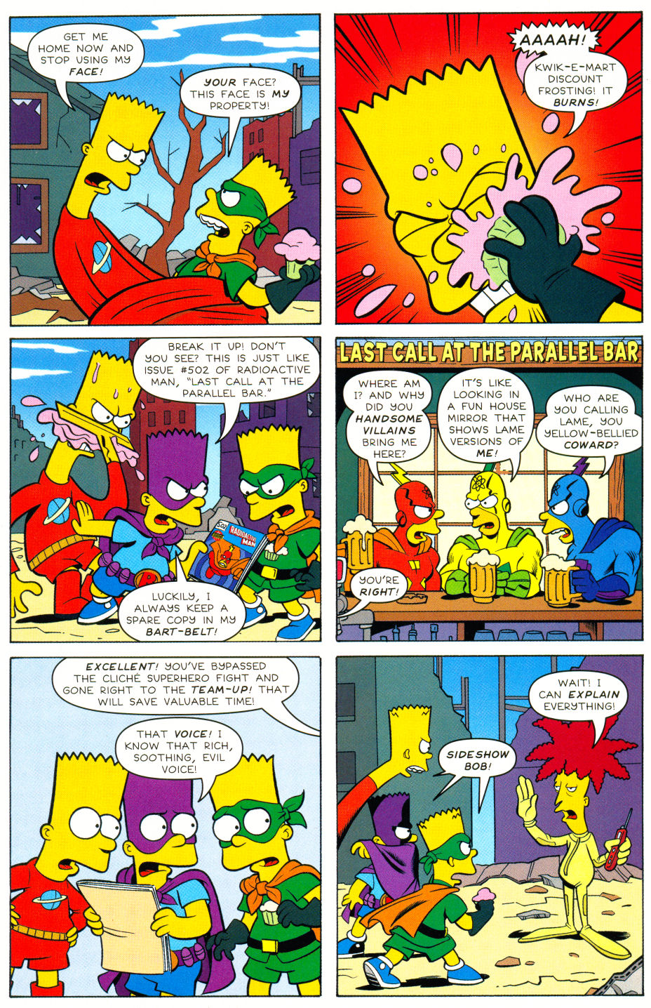 Read online Bongo Comics Presents Simpsons Super Spectacular comic -  Issue #2 - 4