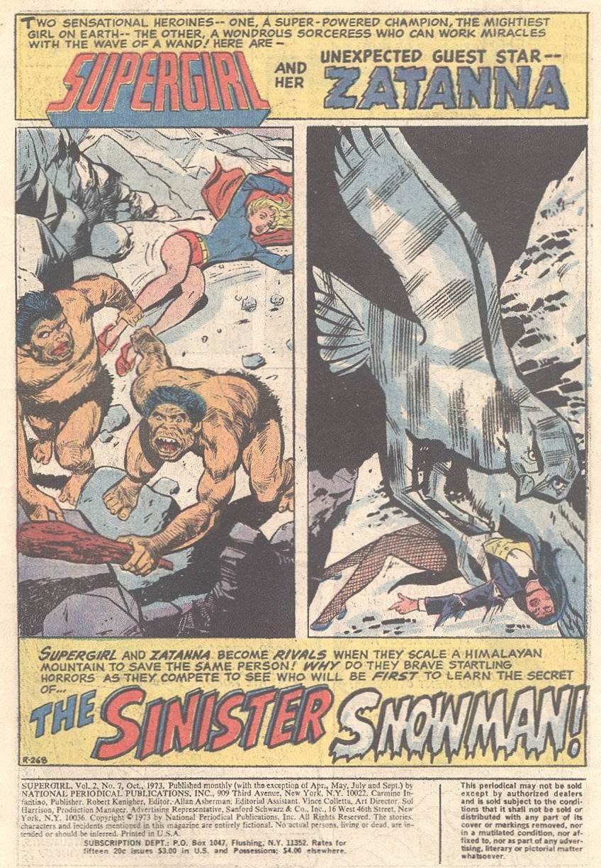 Read online Supergirl (1972) comic -  Issue #7 - 2