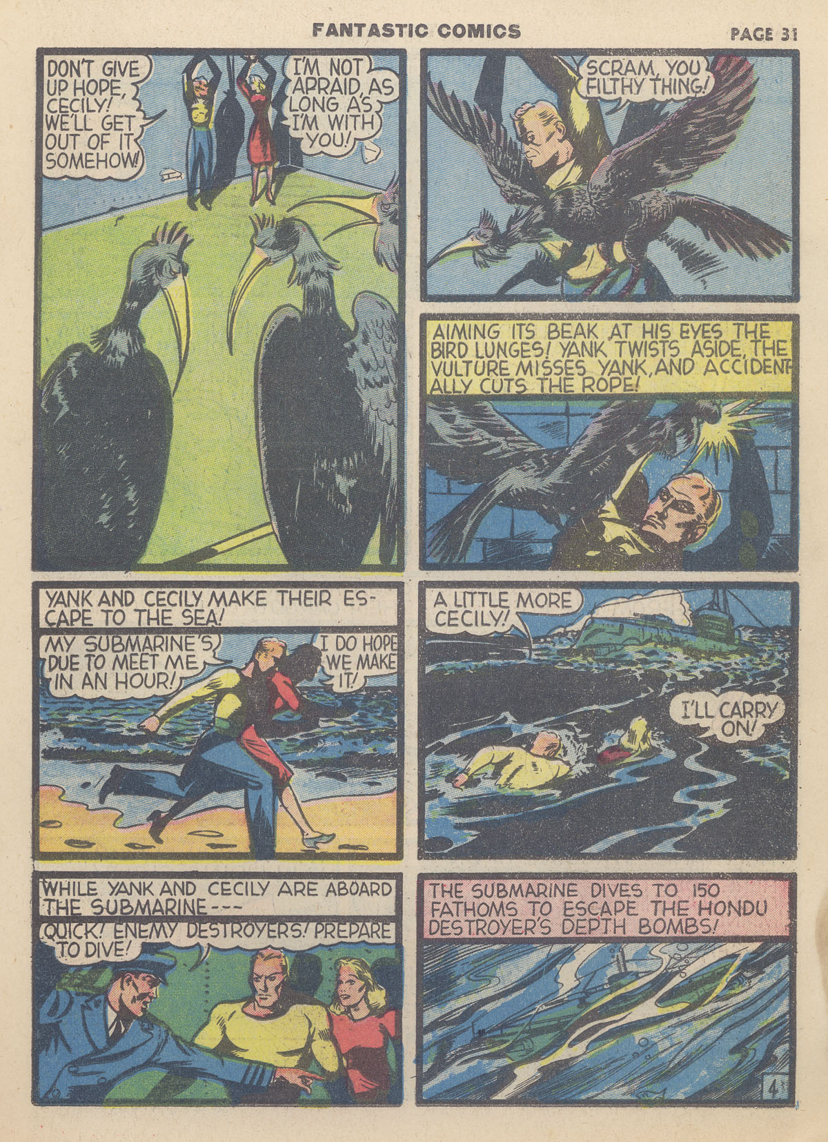 Read online Fantastic Comics comic -  Issue #9 - 33