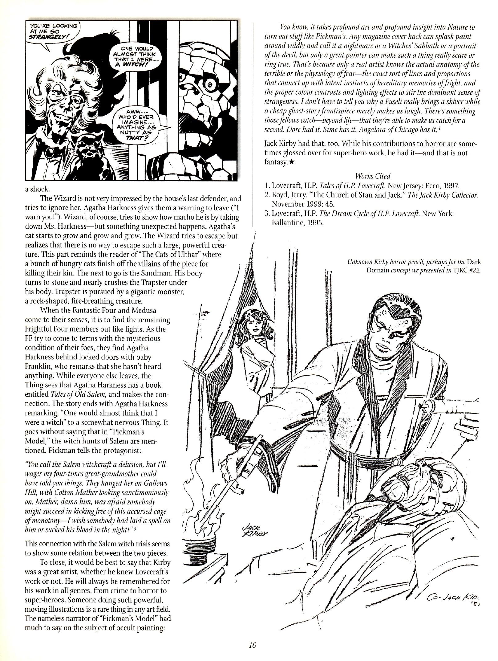 Read online The Jack Kirby Collector comic -  Issue #28 - 17