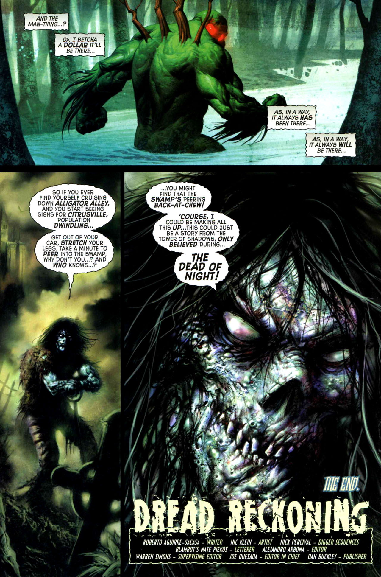 Read online Dead of Night Featuring Man-Thing comic -  Issue #4 - 23