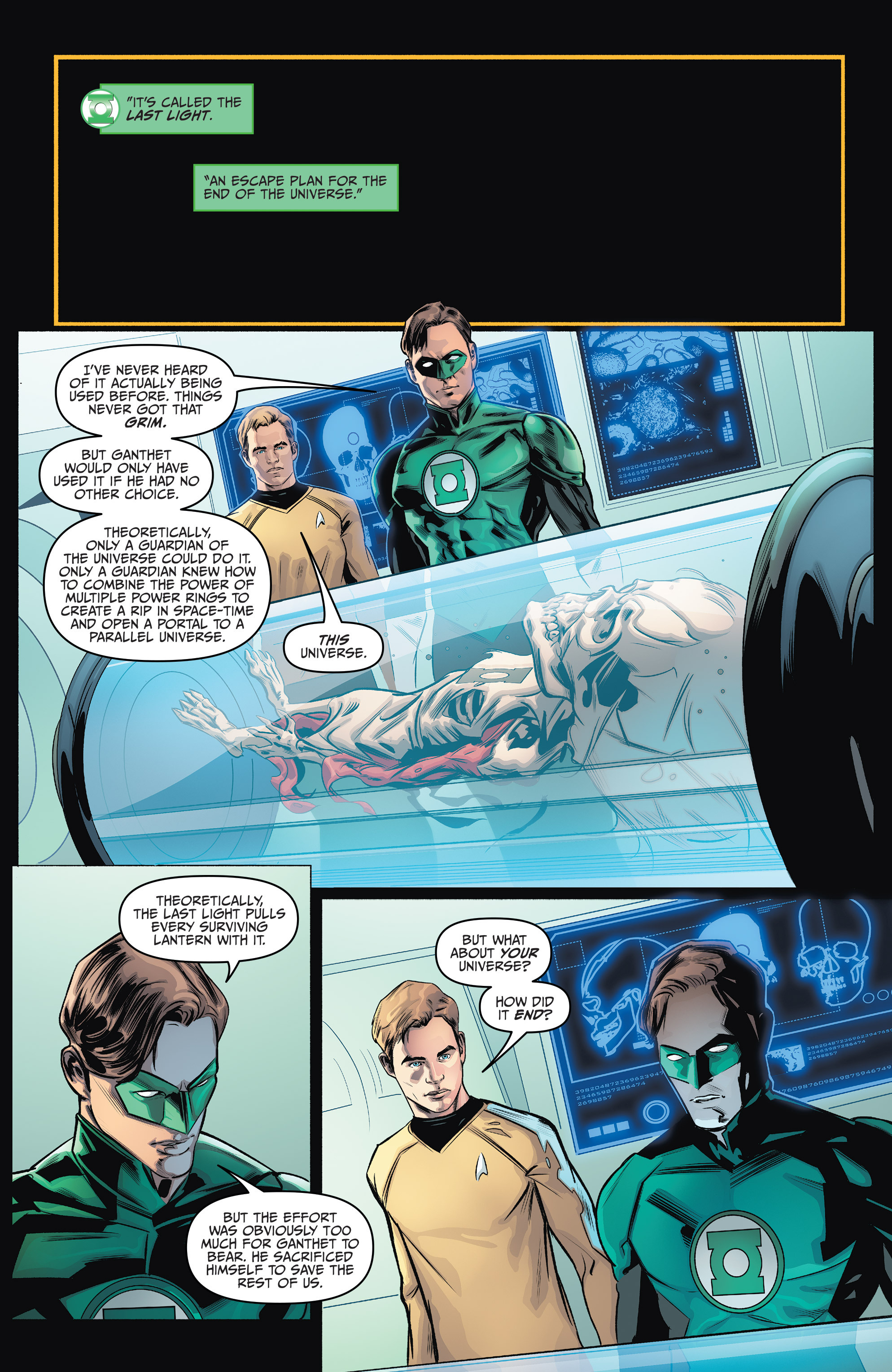 Read online Star Trek/Green Lantern (2015) comic -  Issue #3 - 3