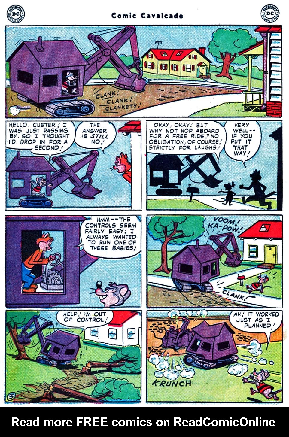 Read online Comic Cavalcade comic -  Issue #63 - 58