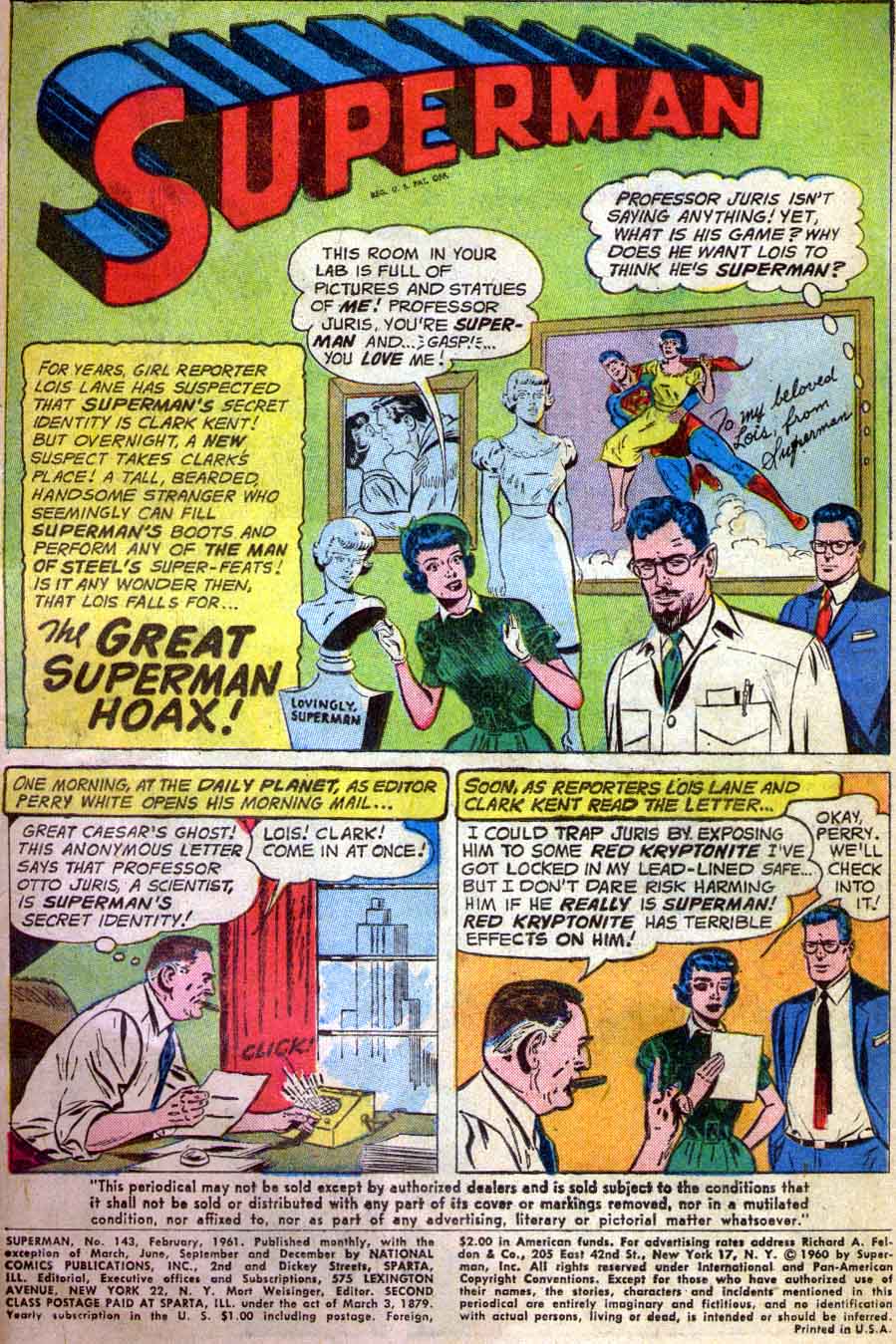 Read online Superman (1939) comic -  Issue #143 - 3