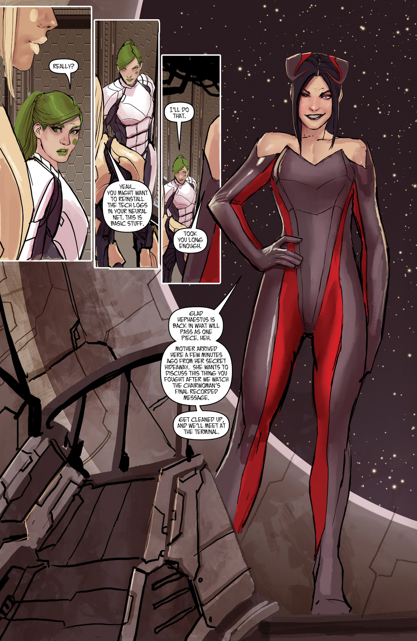 Read online Aphrodite IX Cyber Force comic -  Issue # Full - 22