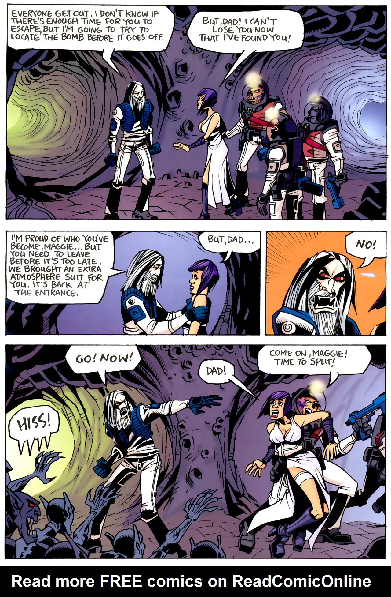 Read online Werewolves on the Moon: Versus Vampires comic -  Issue #3 - 22