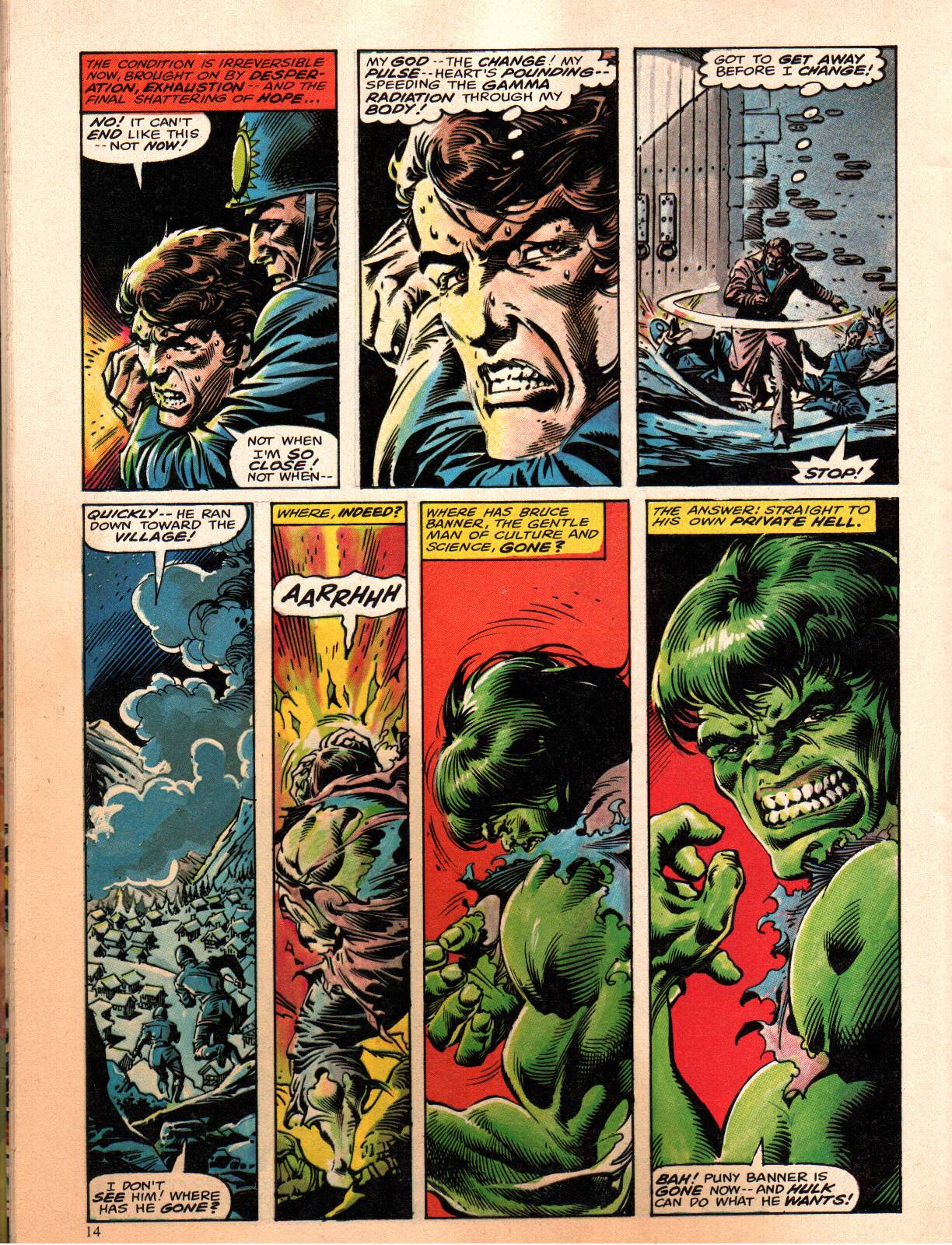 Read online Hulk (1978) comic -  Issue #14 - 14