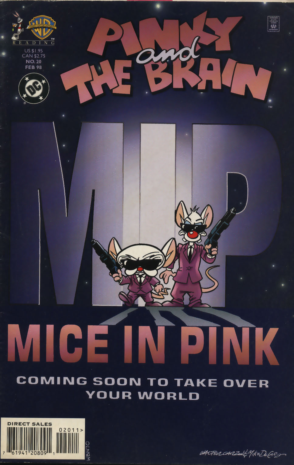Read online Pinky and The Brain comic -  Issue #20 - 1