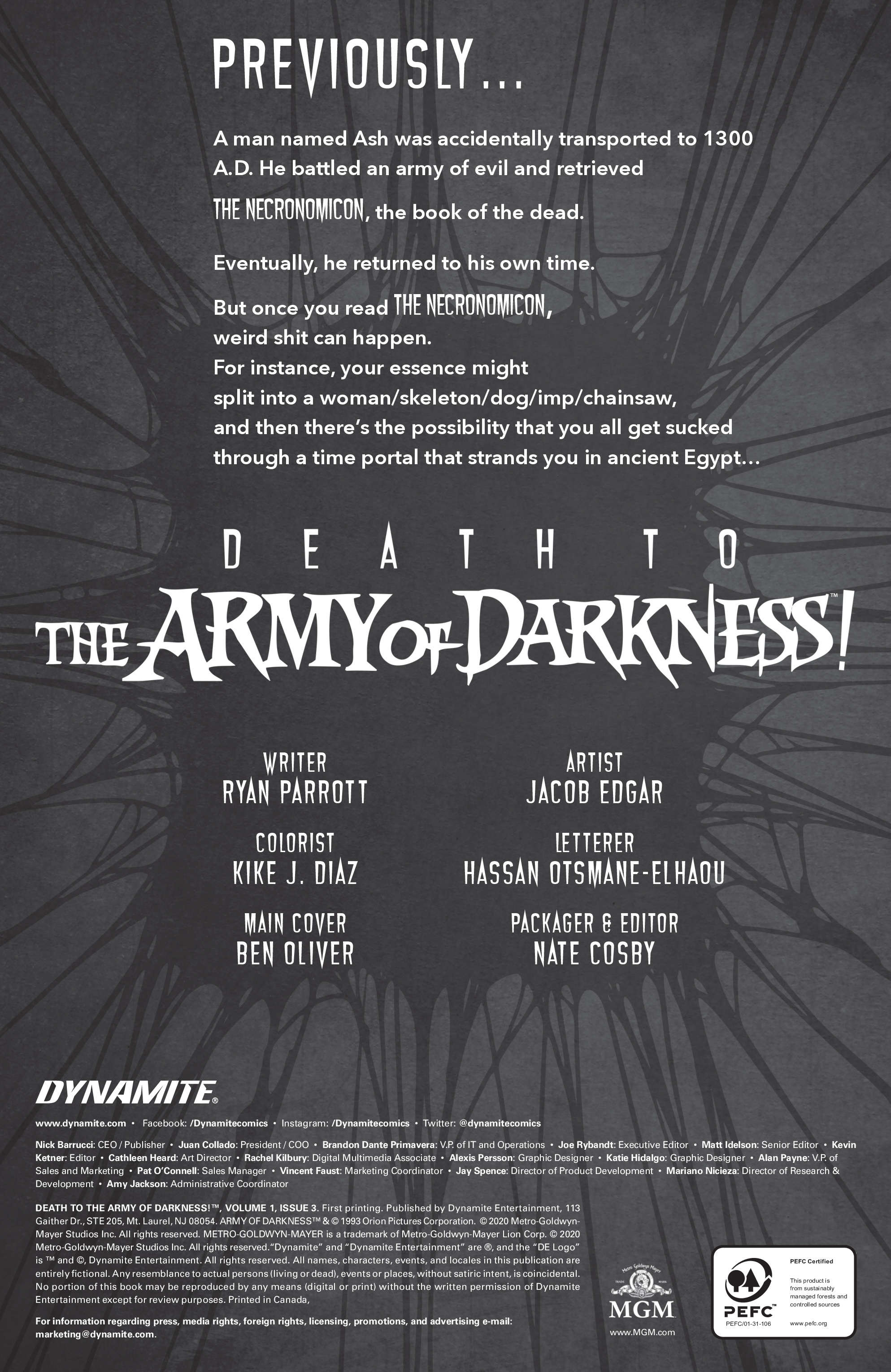 Read online Death To The Army of Darkness comic -  Issue #3 - 5