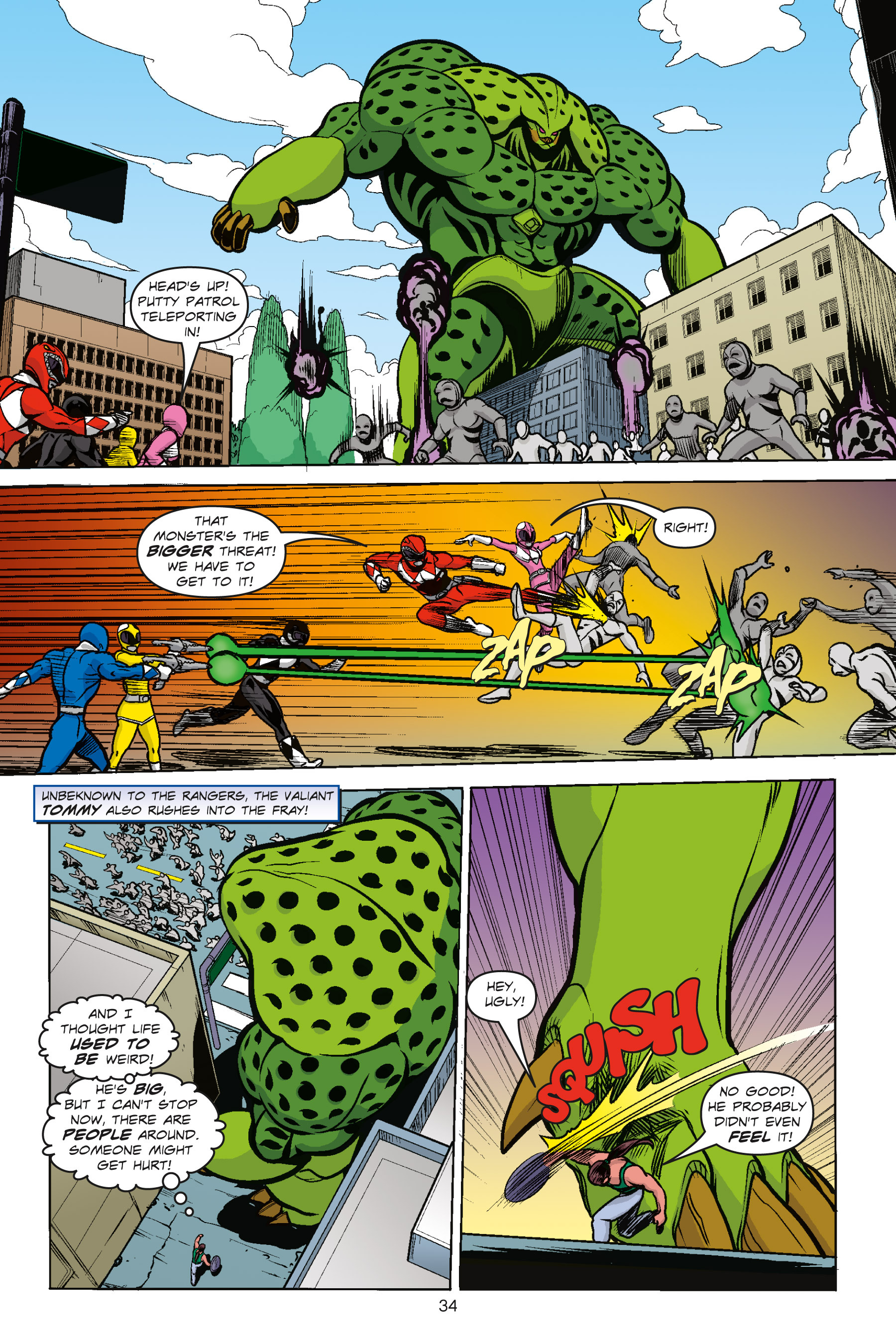 Read online Mighty Morphin Power Rangers: Going Green comic -  Issue # Full - 34
