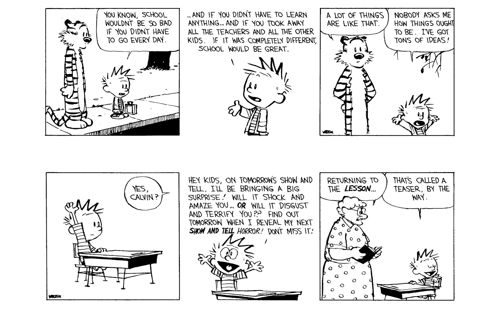 Calvin and Hobbes issue 11 - Page 124