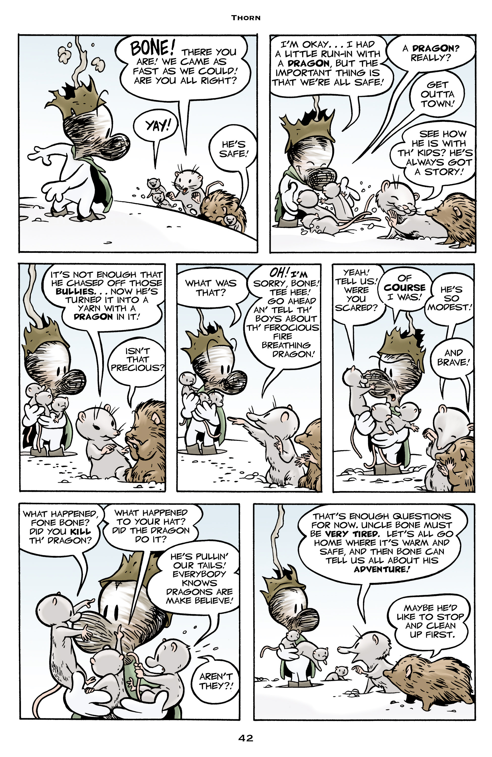 Read online Bone: Out From Boneville comic -  Issue # TPB - 42